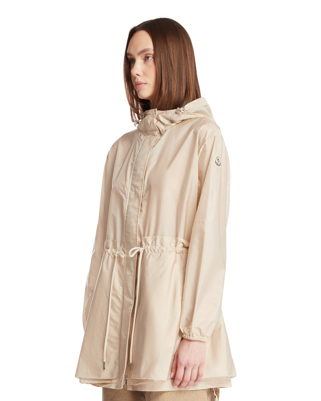 Оригінальна Beige Weteau Waterproof Jacket Moncler – вид ззаду