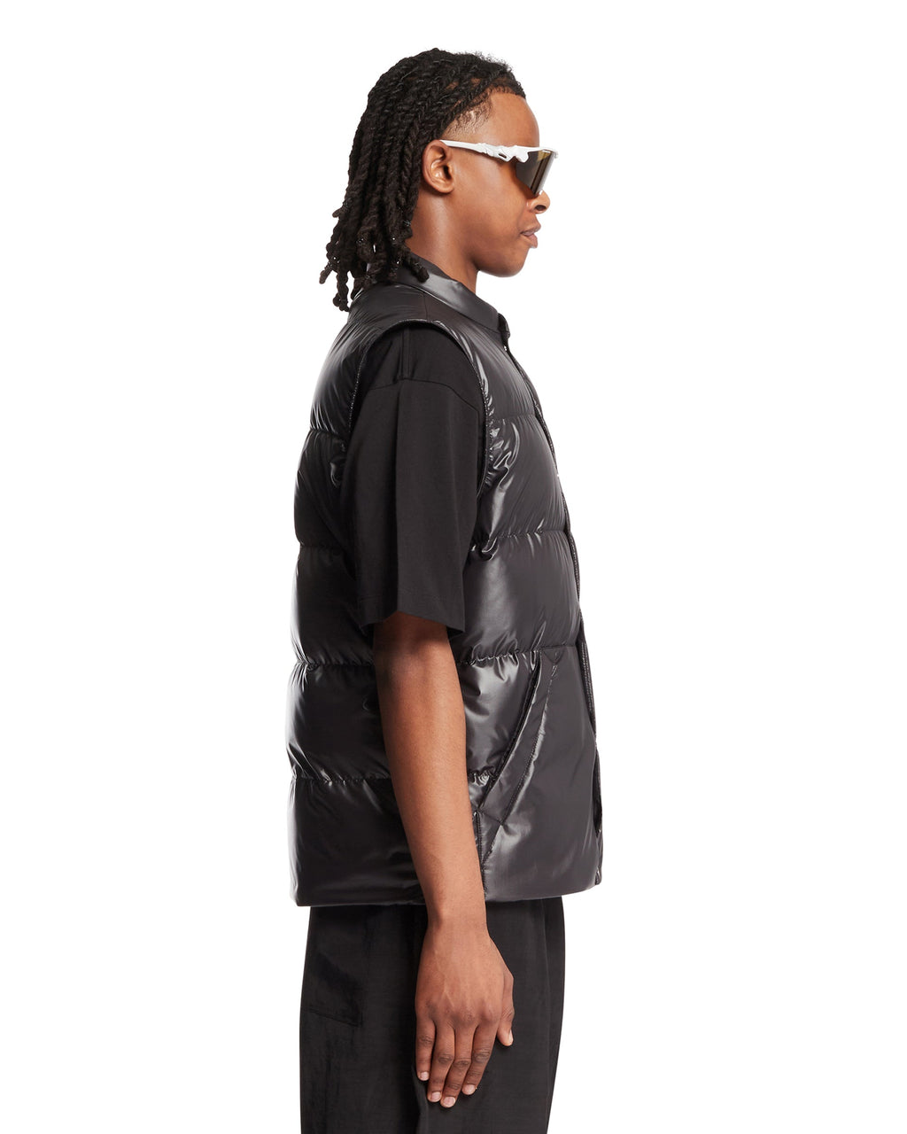 Оригінальна Black Restigo Puffer Vest Moncler – збільшений вид