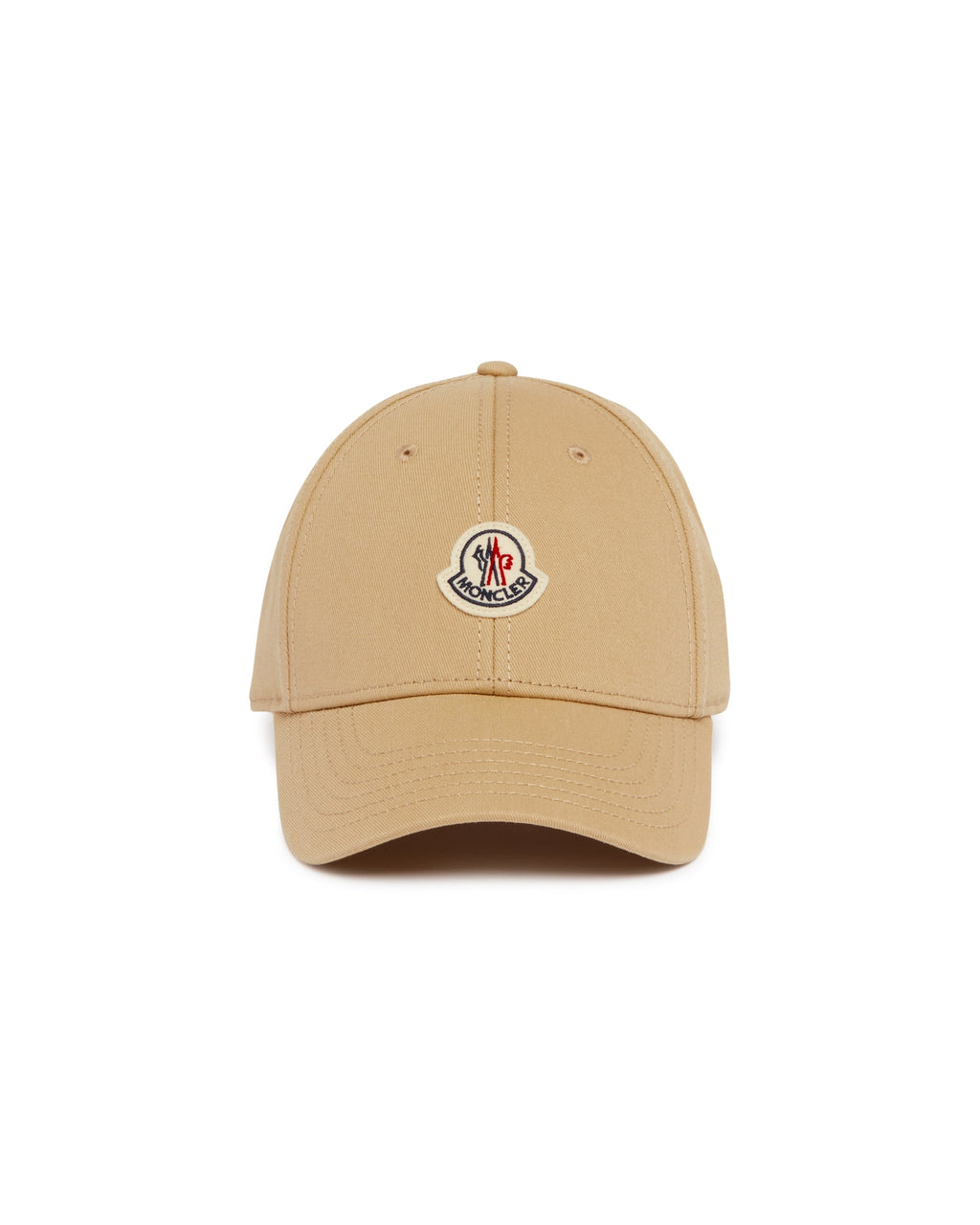 Beige Cotton Logo Cap Moncler оригінал – Купити в Україні – вид ззаду