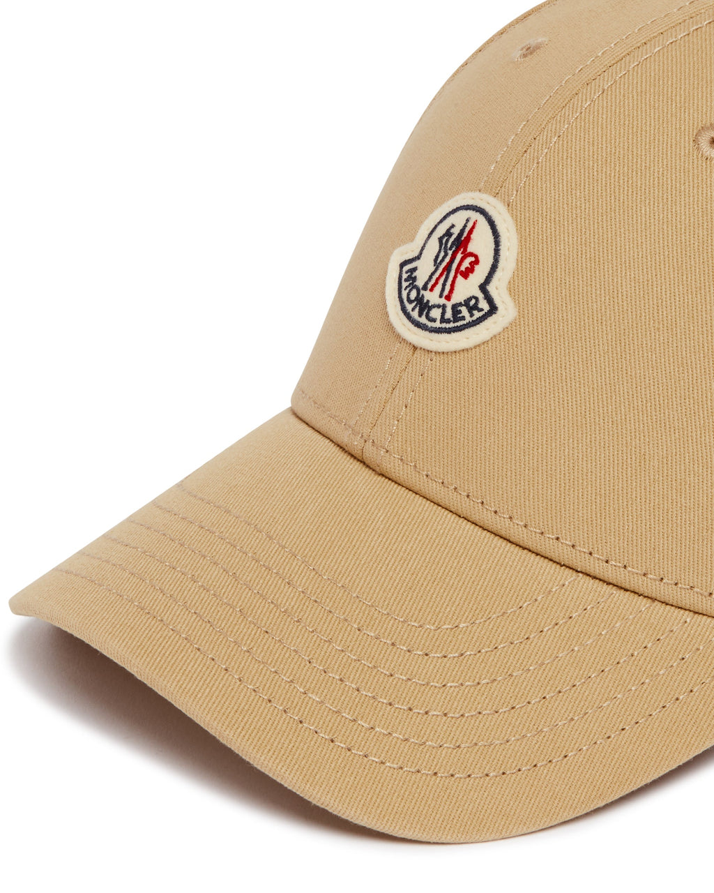 Beige Cotton Logo Cap Moncler оригінал – Купити в Україні – збільшений вид