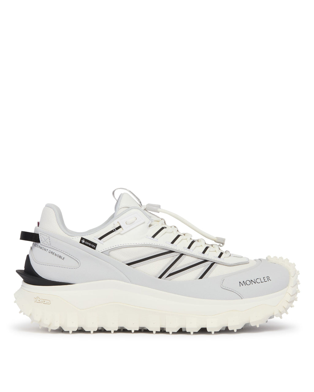 Оригінальна White And Gray Trailgrip Gtx Sneakers Moncler – боковий вид