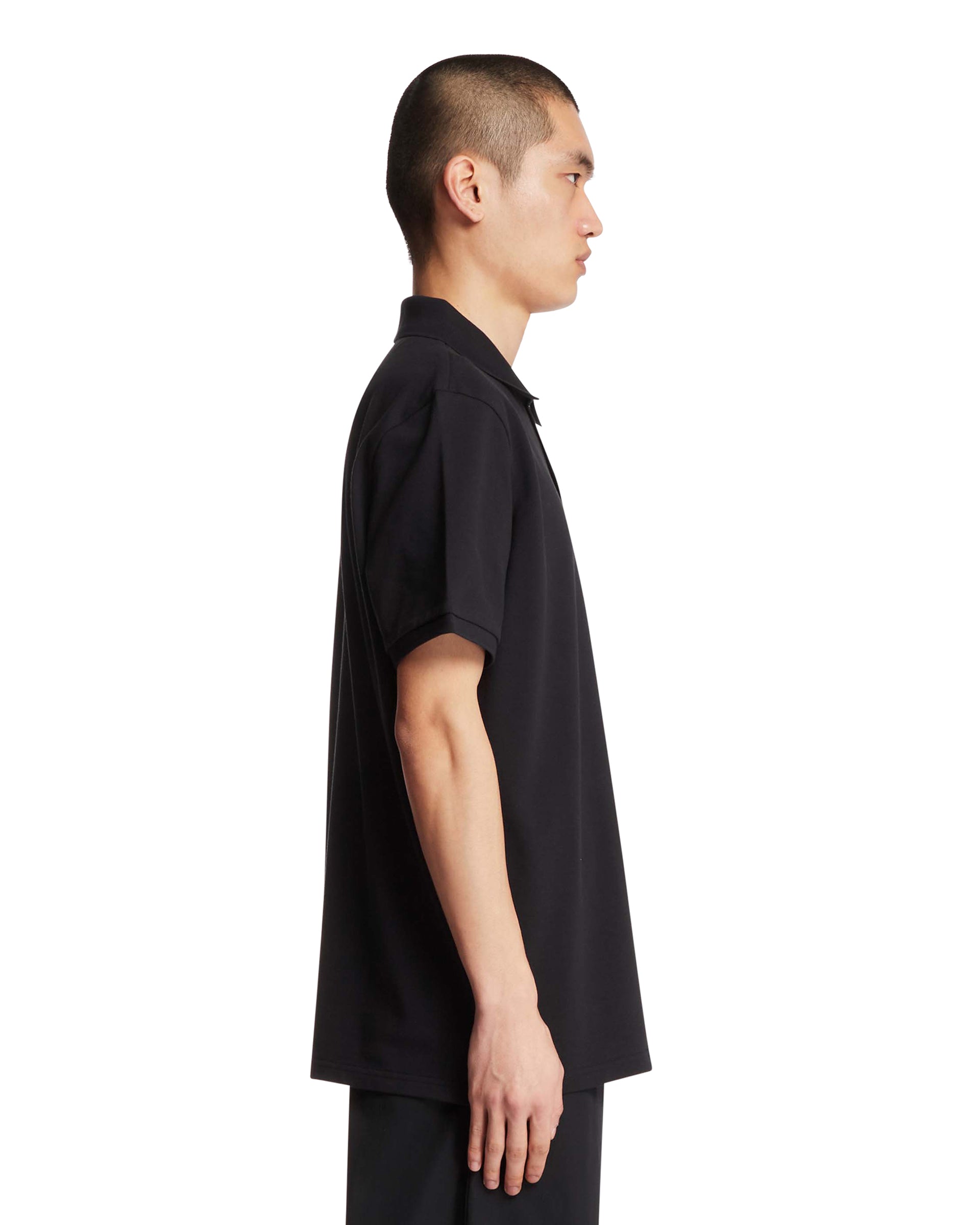 Оригінальна Blue Triple Patch Polo Shirt Moncler – збільшений вид