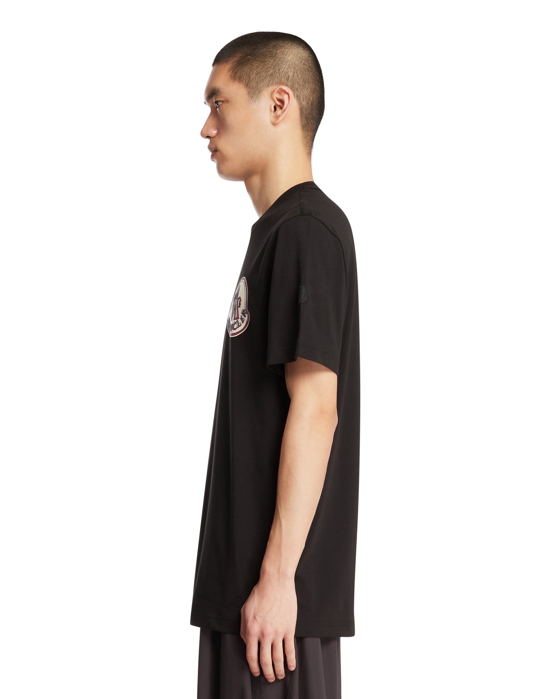 Black Logo T-Shirt Moncler – Гарантія оригінальності – збільшений вид