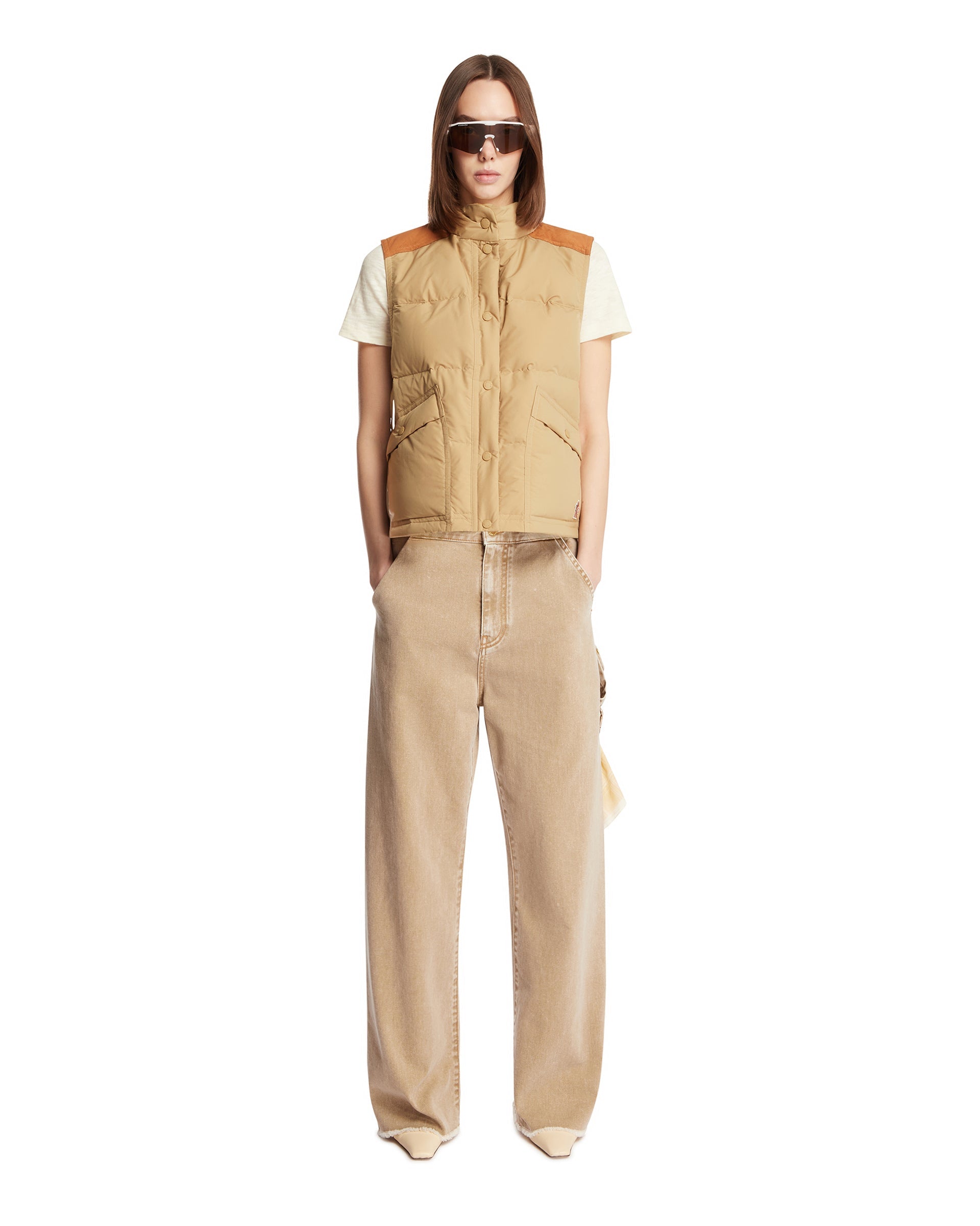 Оригінальна Beige Padded Gilet Moncler – детальний вид