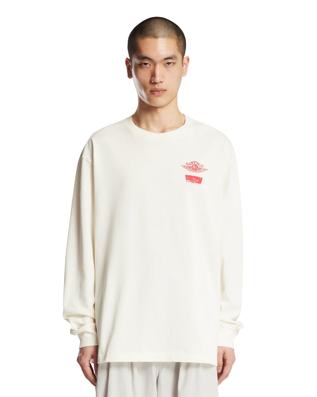Air Jordan X Levis White Printed T-Shirt Nike – Гарантія оригінальності – боковий вид