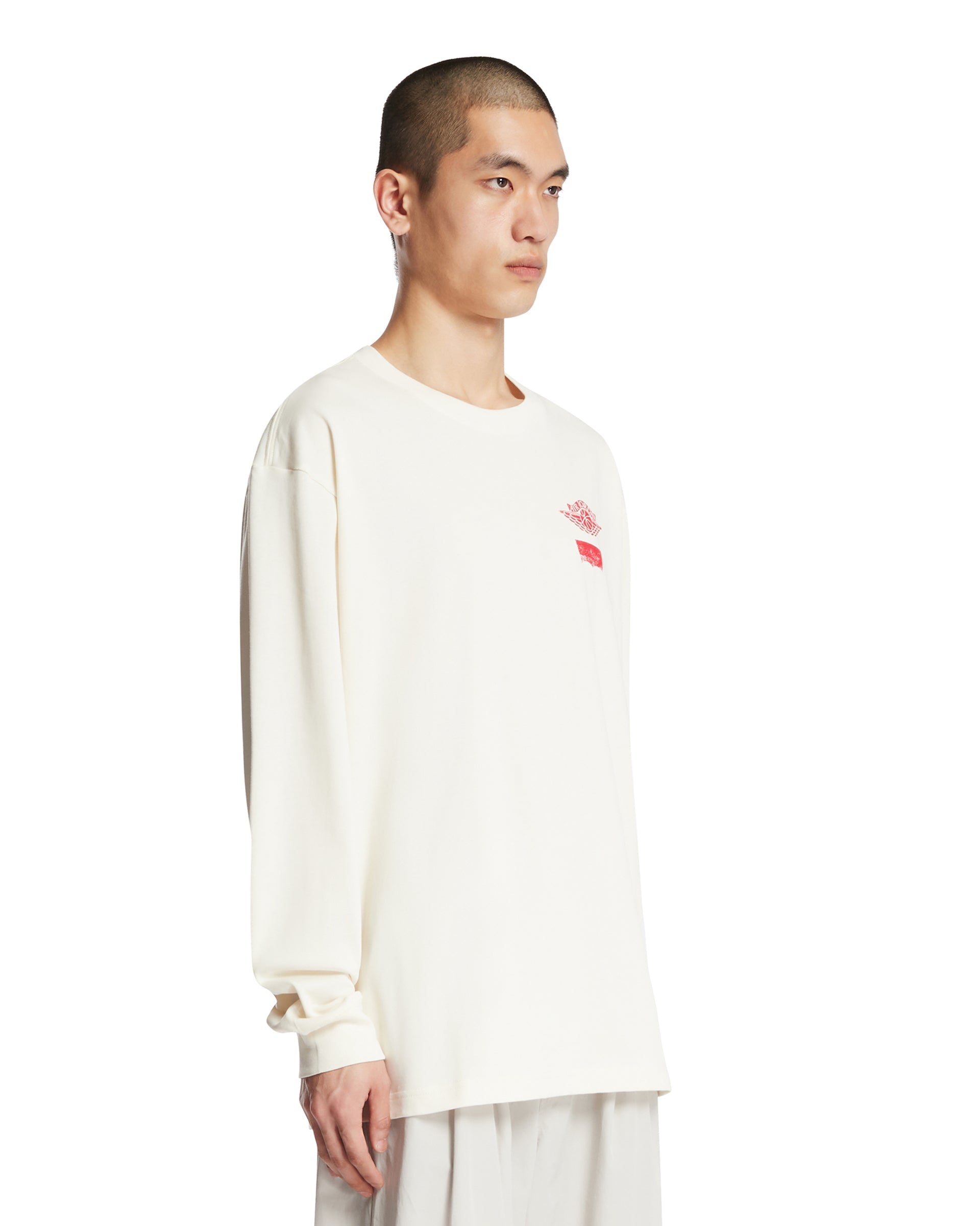 Air Jordan X Levis White Printed T-Shirt Nike – Гарантія оригінальності – вид ззаду