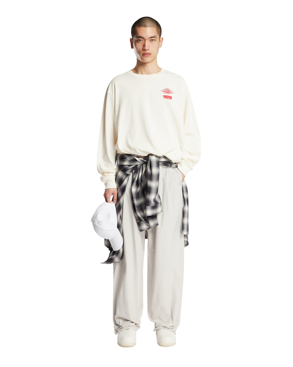 Air Jordan X Levis White Printed T-Shirt Nike – Гарантія оригінальності – детальний вид