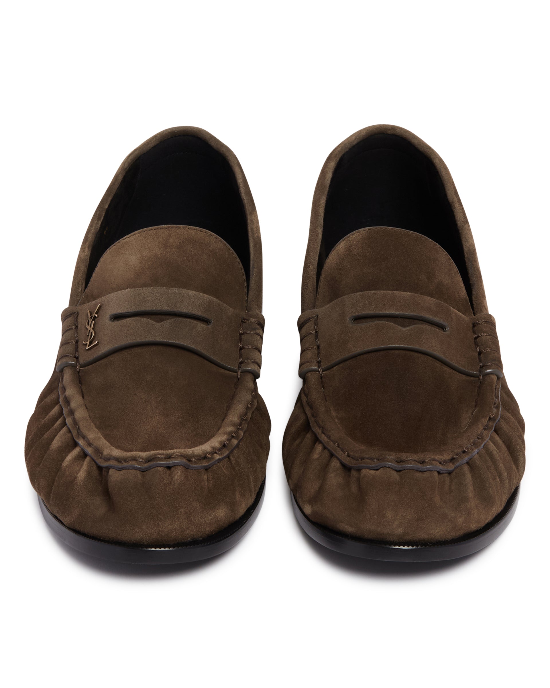 Оригінальна Brown Le Loafer Suede Loafers Saint laurent – збільшений вид