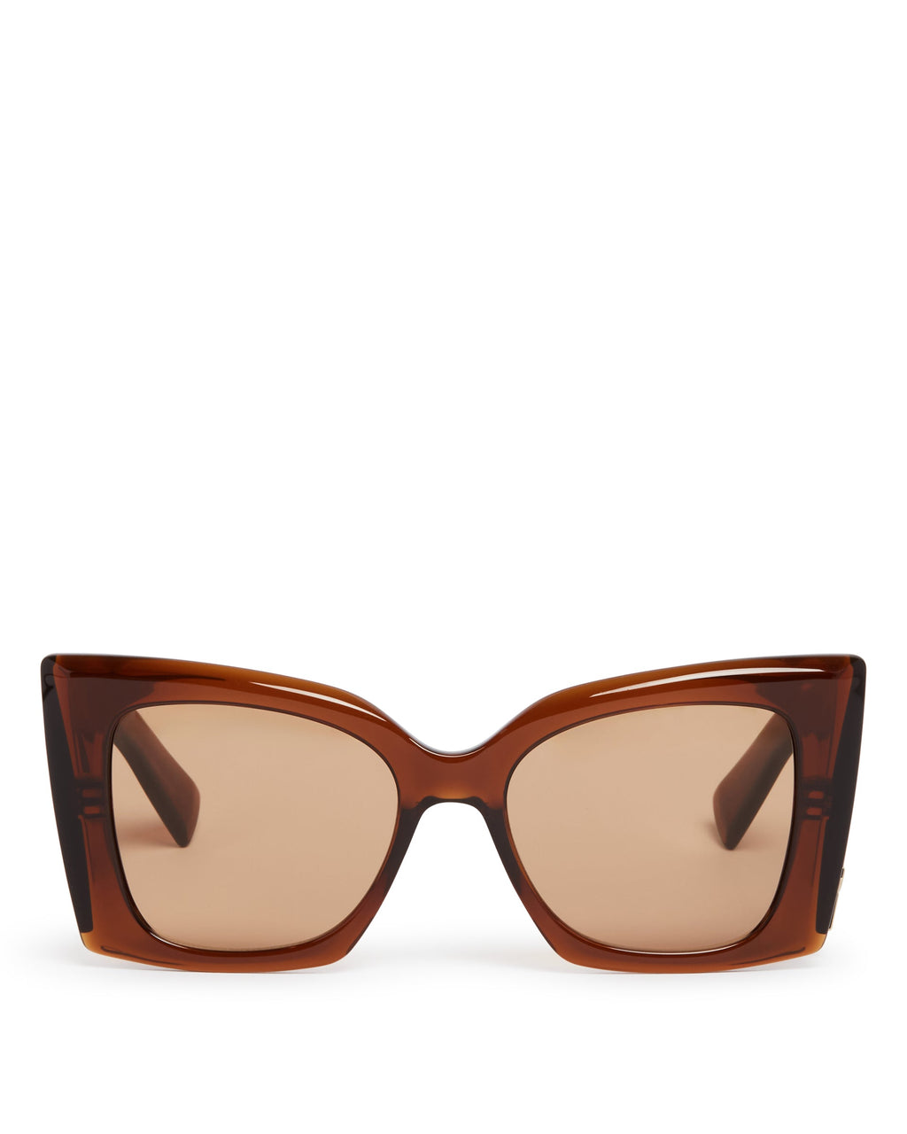 Оригінальна Brown M119 Blaze Crystal Sunglasses Saint laurent – боковий вид