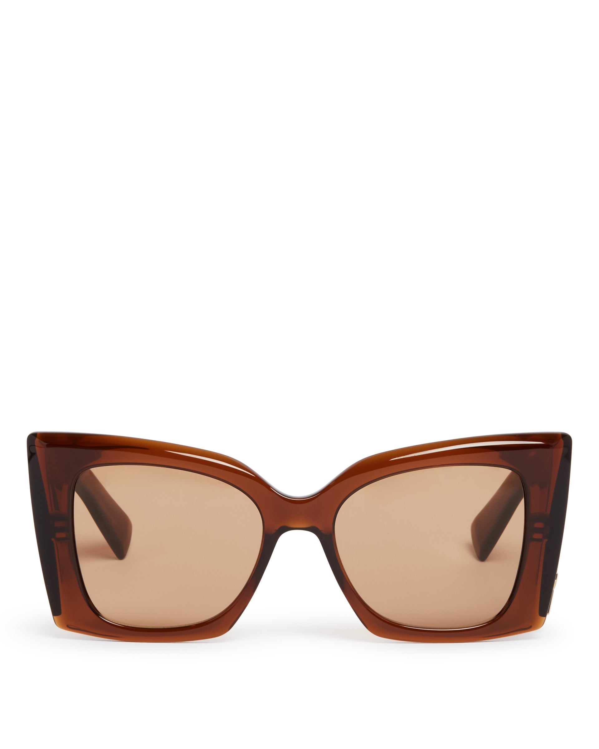 Оригінальна Brown M119 Blaze Crystal Sunglasses Saint laurent – боковий вид