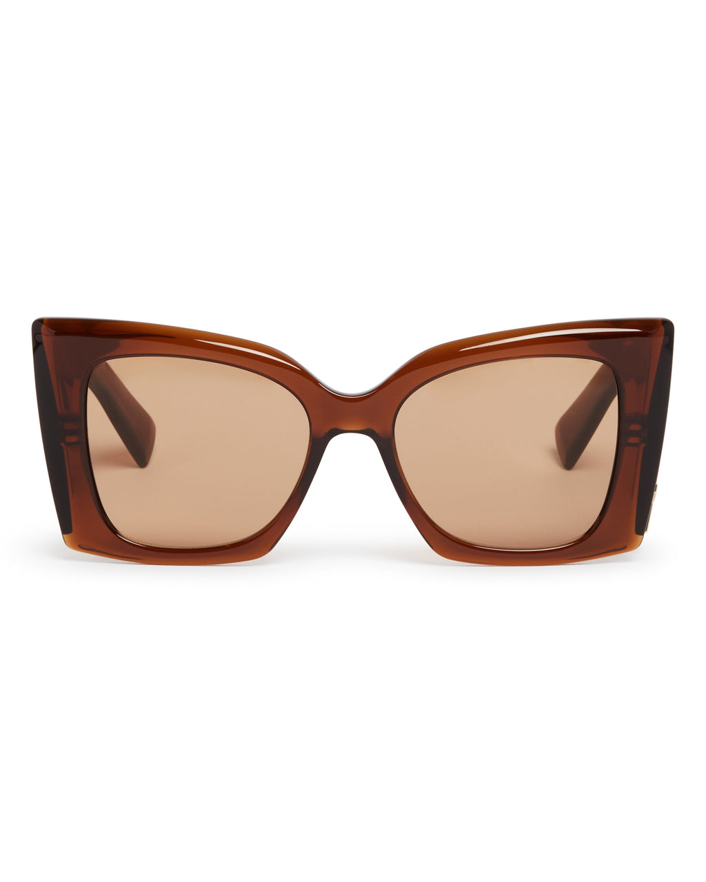 Оригінальна Brown M119 Blaze Crystal Sunglasses Saint laurent – вид ззаду