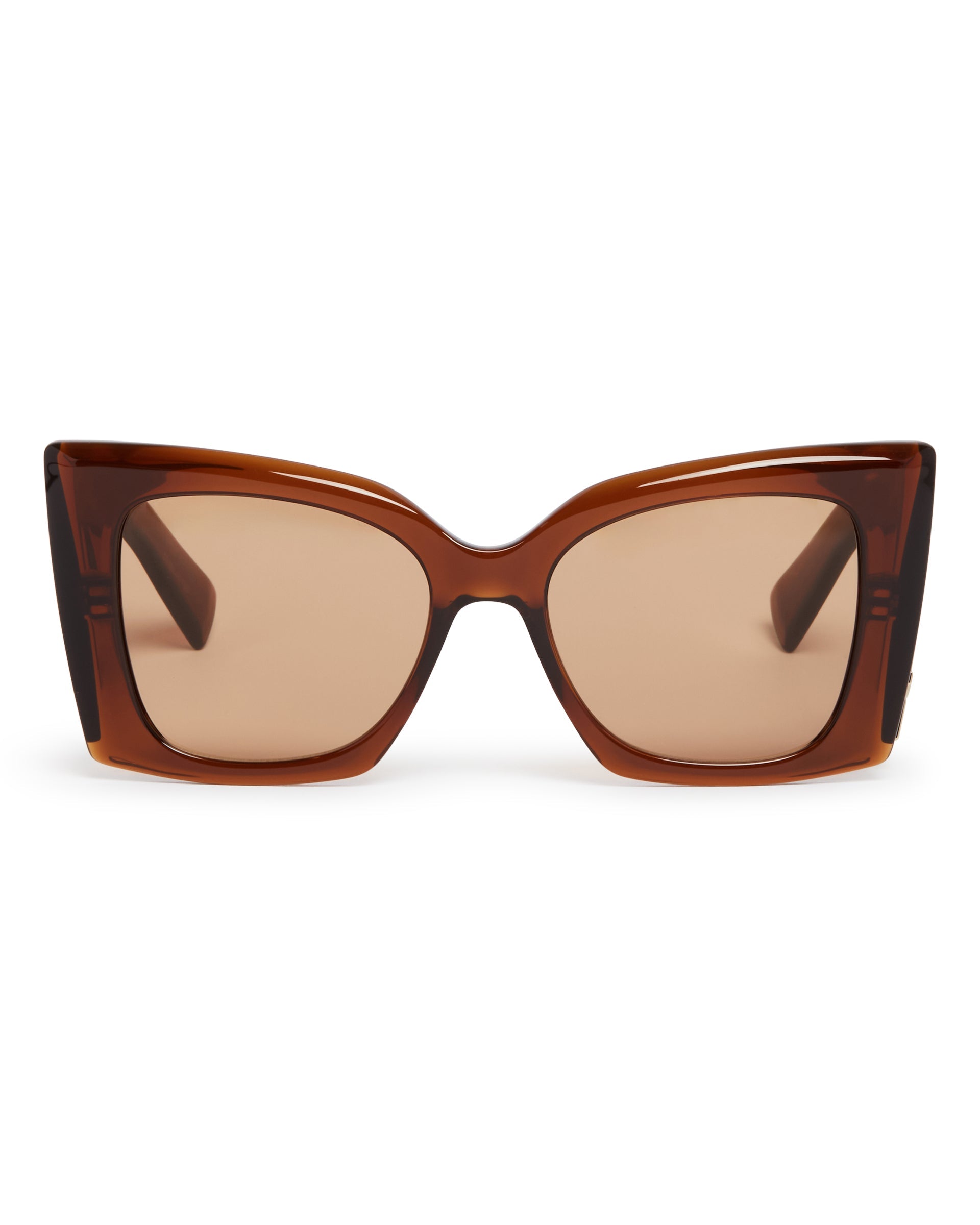 Оригінальна Brown M119 Blaze Crystal Sunglasses Saint laurent – вид ззаду