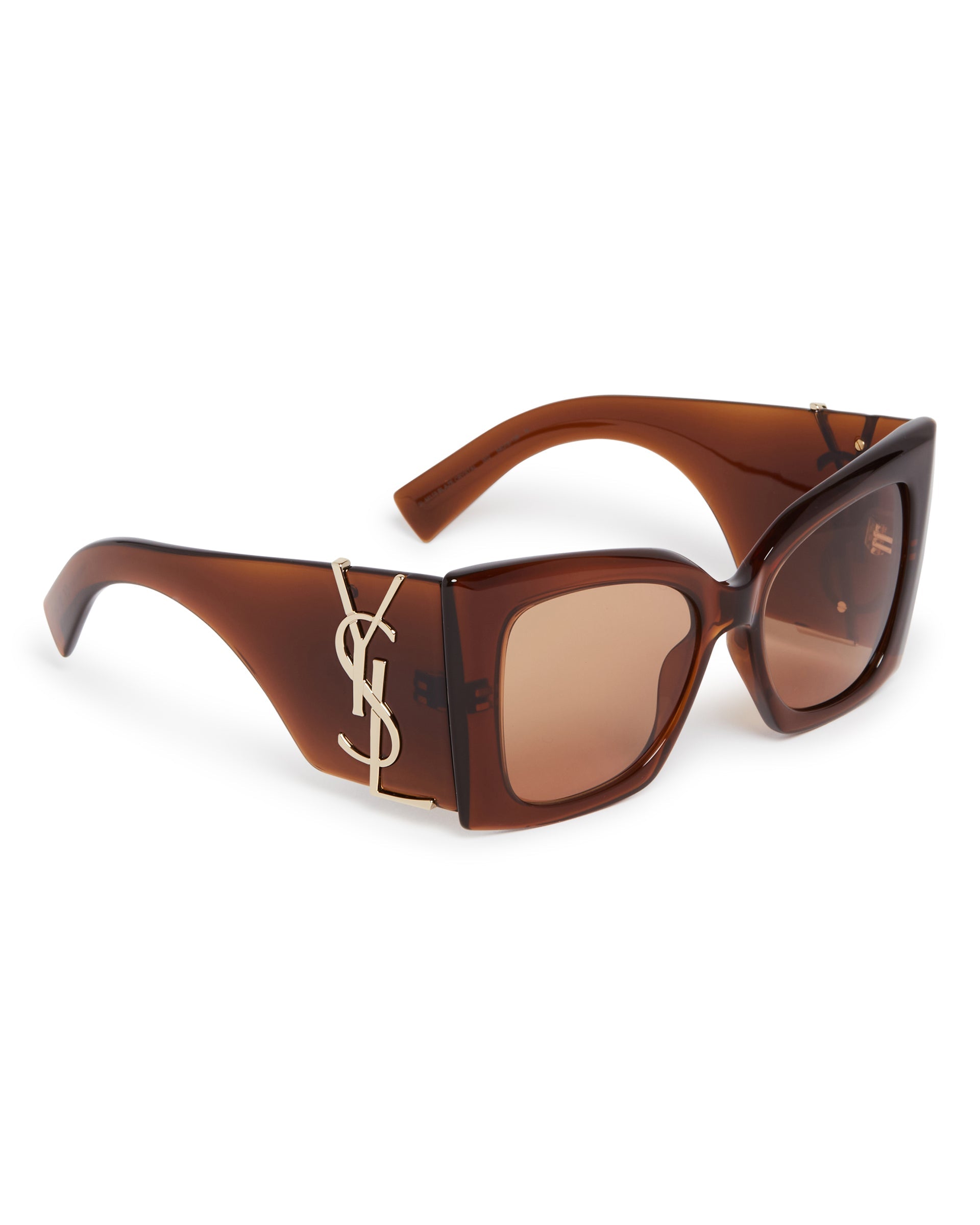 Оригінальна Brown M119 Blaze Crystal Sunglasses Saint laurent – детальний вид