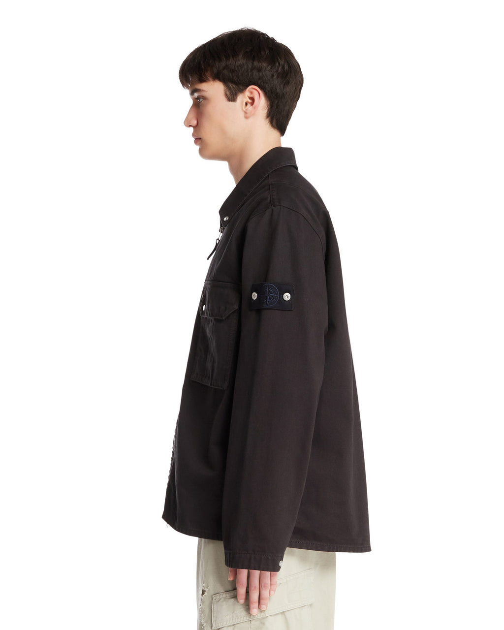 Black Denim Zip Jacket Stone island оригінал – Купити в Україні – збільшений вид