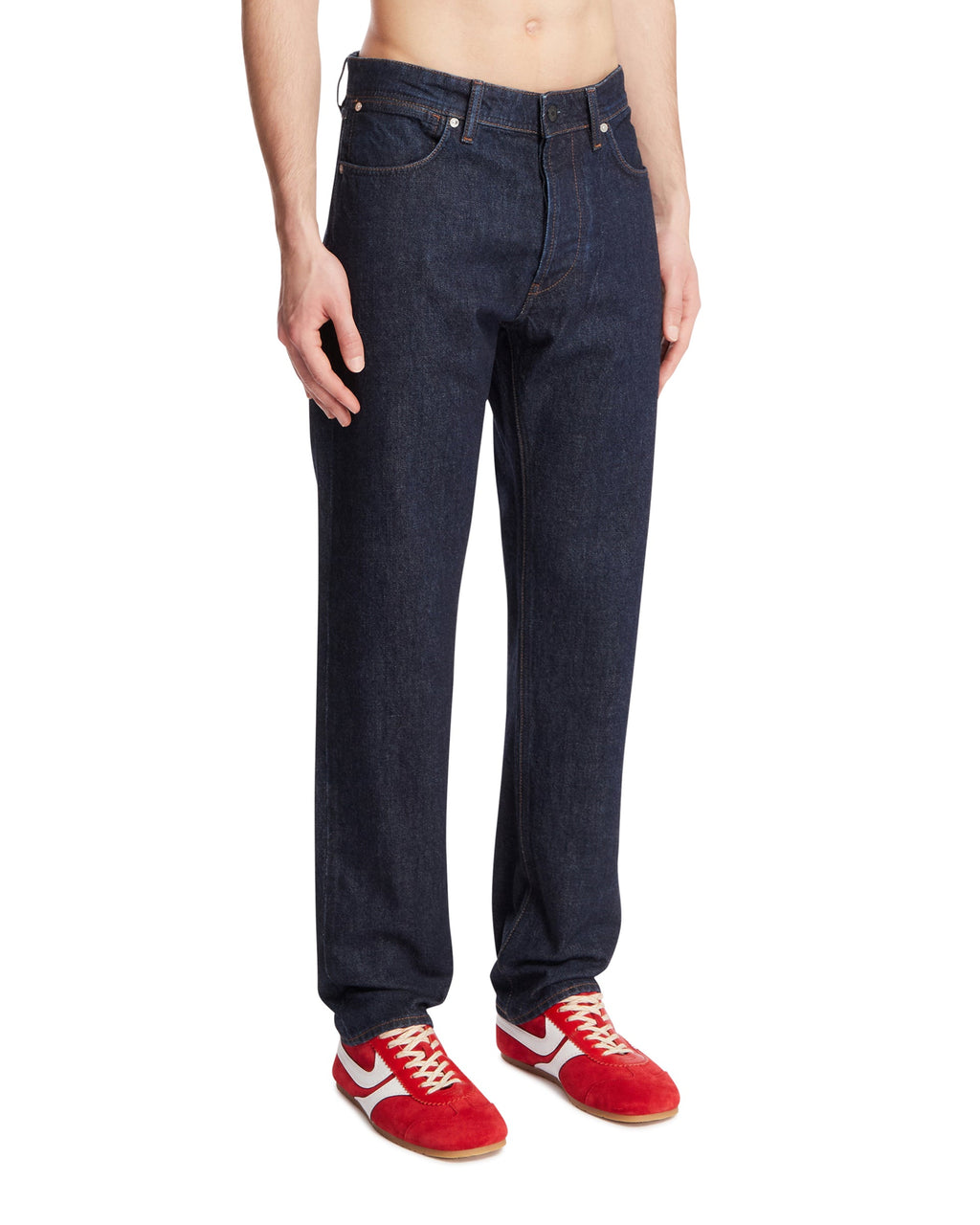 Dark Blue Five-Pocket Jeans Stone island оригінал – Купити в Україні – вид ззаду
