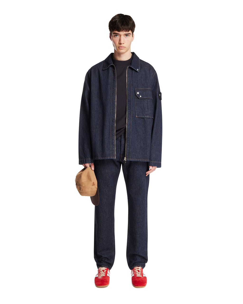 Dark Blue Five-Pocket Jeans Stone island оригінал – Купити в Україні – детальний вид