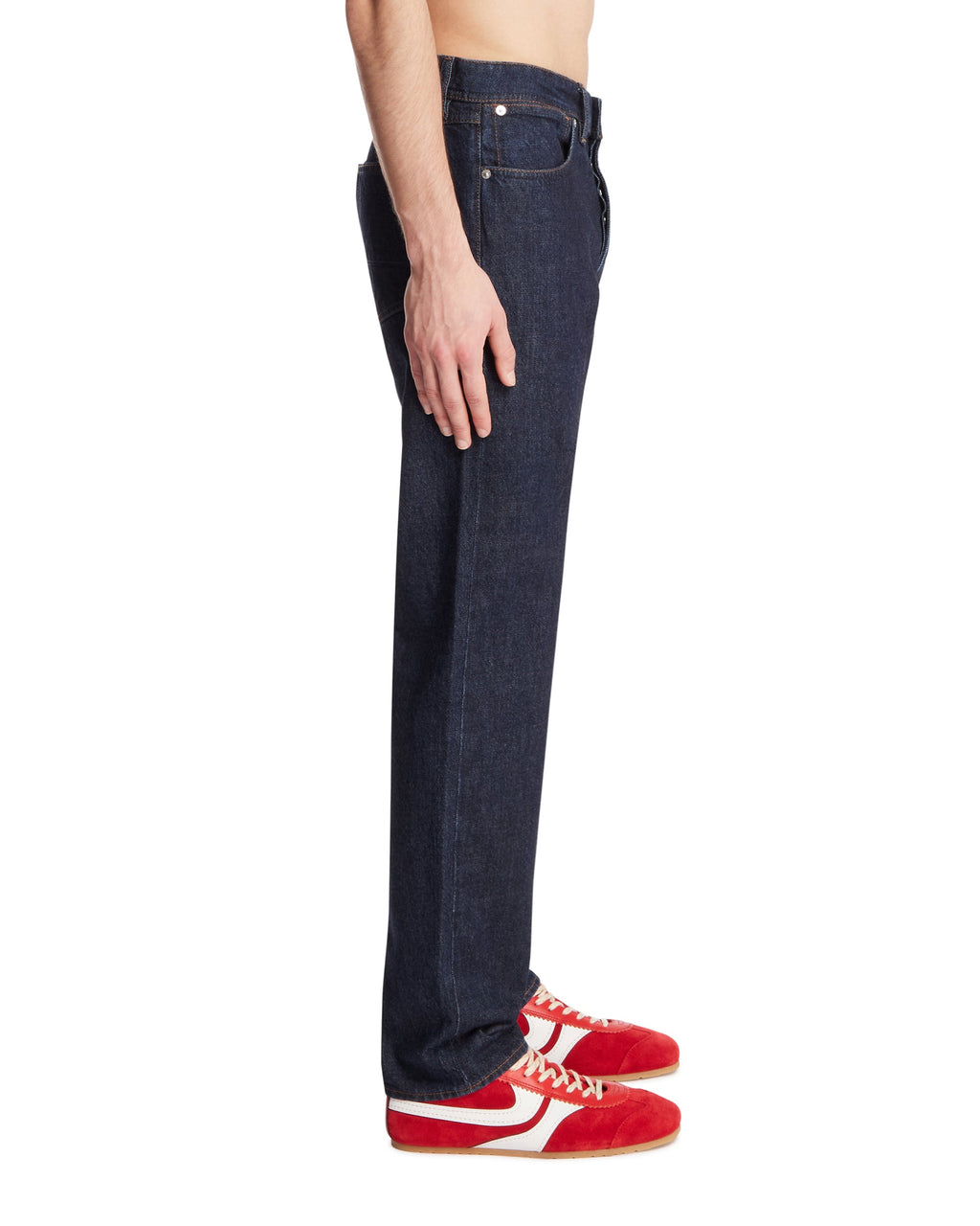 Dark Blue Five-Pocket Jeans Stone island оригінал – Купити в Україні – збільшений вид