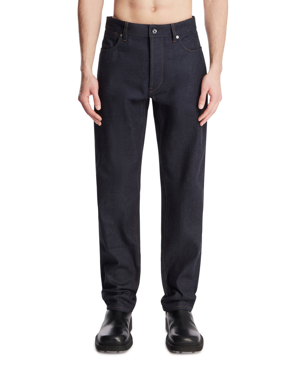 Blue Five-Pocket Jeans Stone island оригінал – Купити в Україні – боковий вид