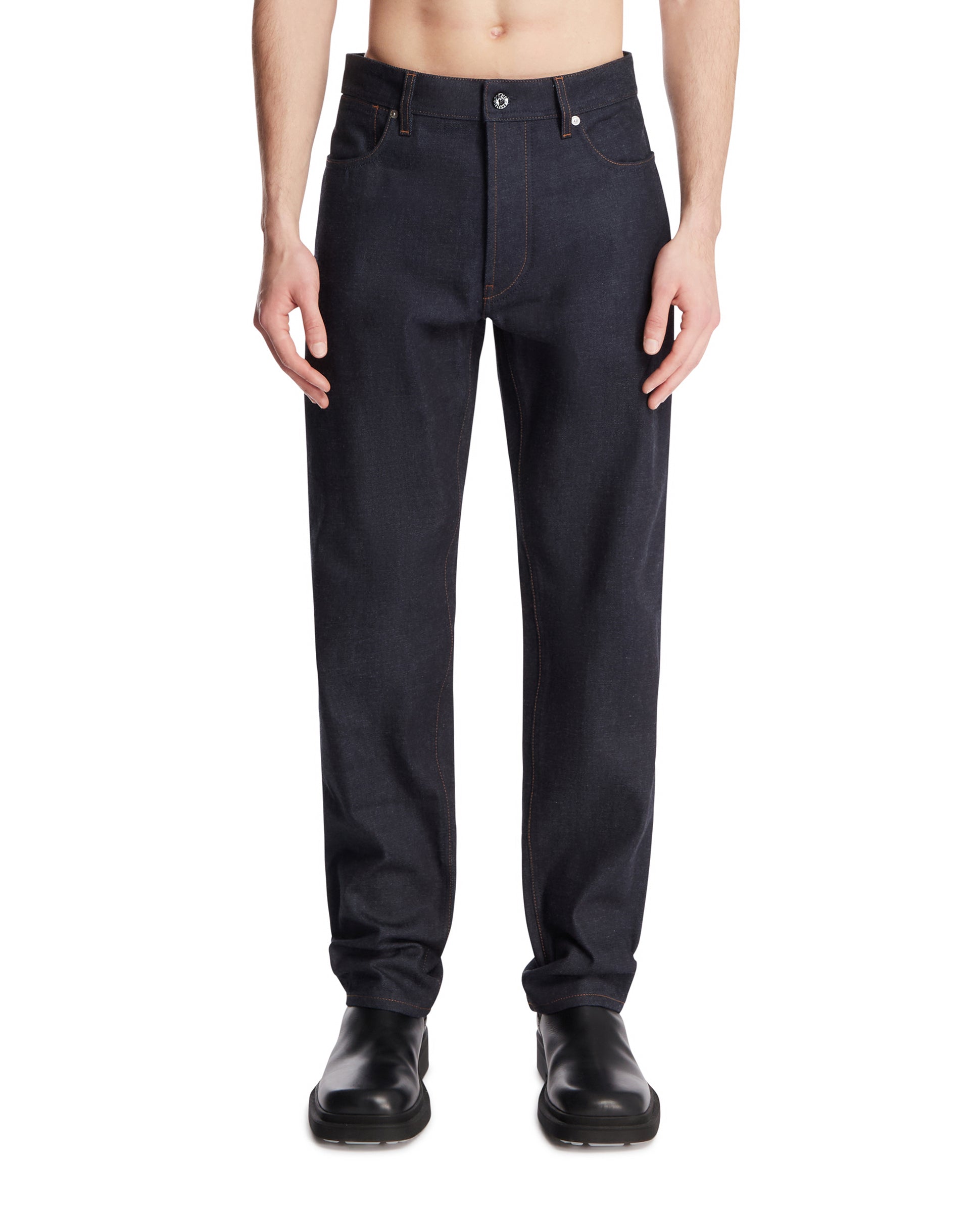 Blue Five-Pocket Jeans Stone island оригінал – Купити в Україні – боковий вид