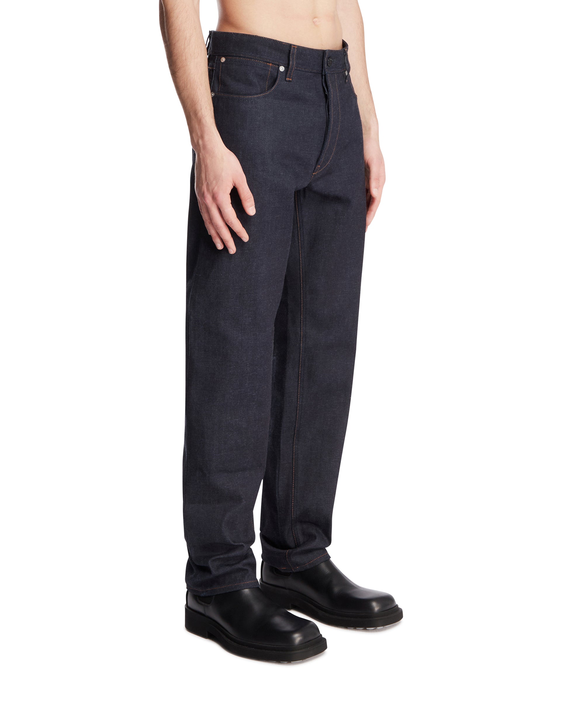 Blue Five-Pocket Jeans Stone island оригінал – Купити в Україні – вид ззаду