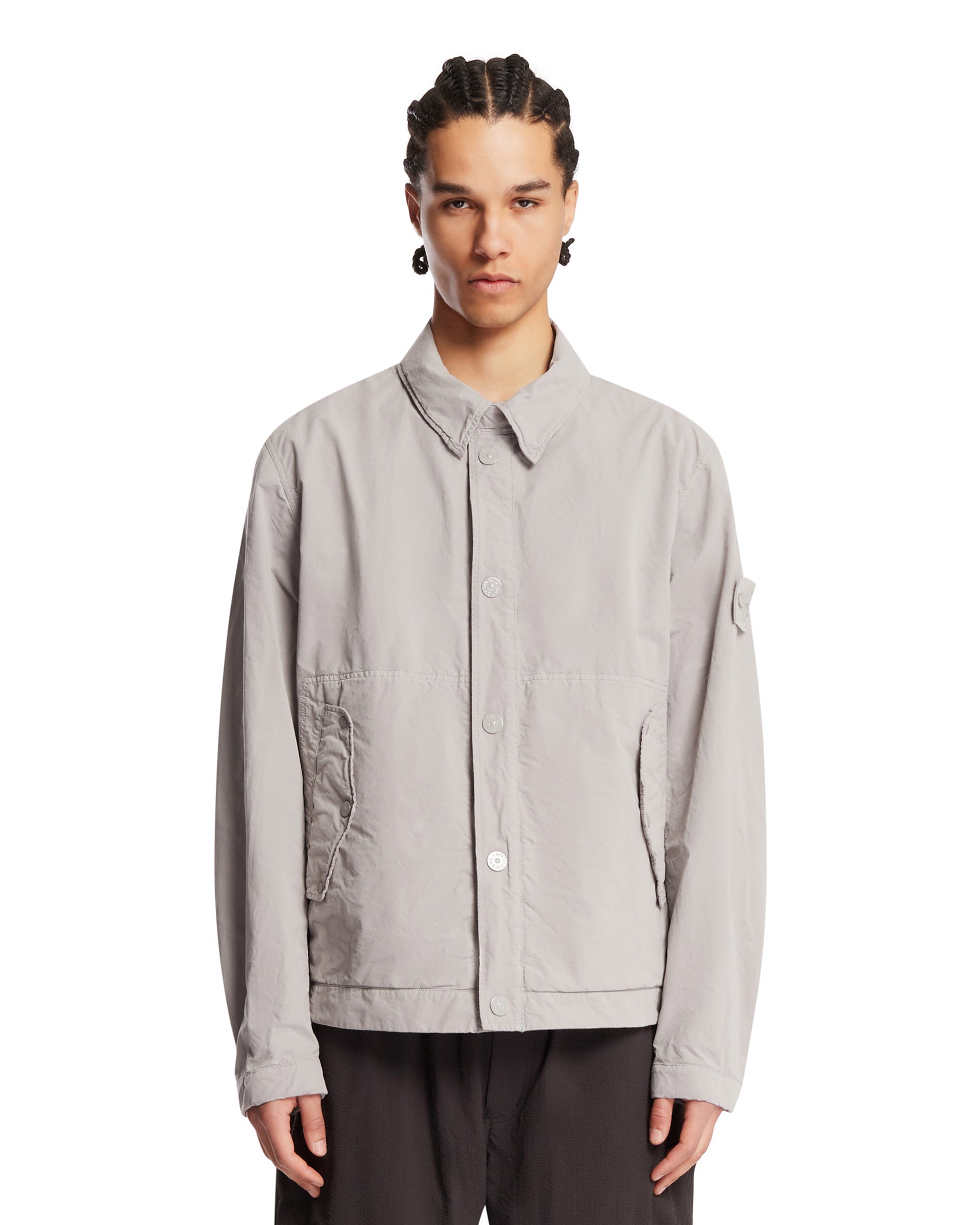 Gray Antidrop Coach Jacket Stone island – Гарантія оригінальності – боковий вид