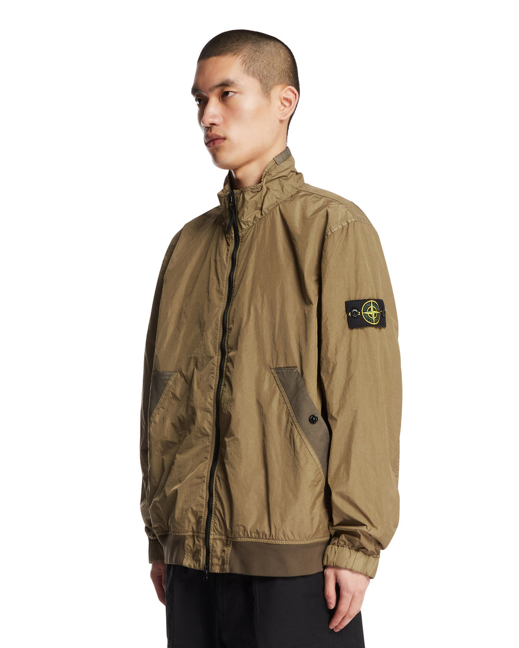 Green Windbreaker Jacket Stone island – Гарантія оригінальності – вид ззаду