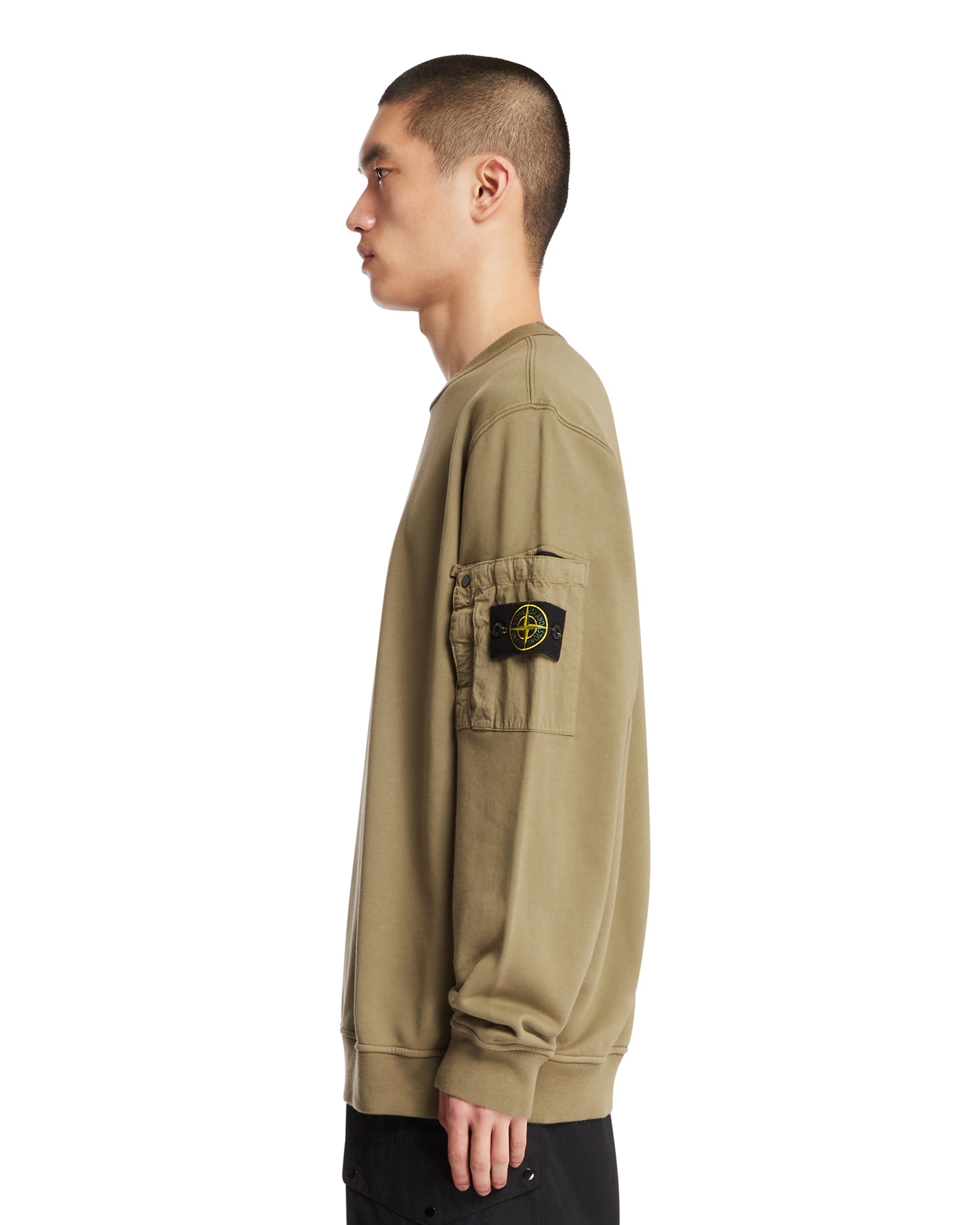 Green Pocket Sweatshirt Stone island – Гарантія оригінальності – збільшений вид