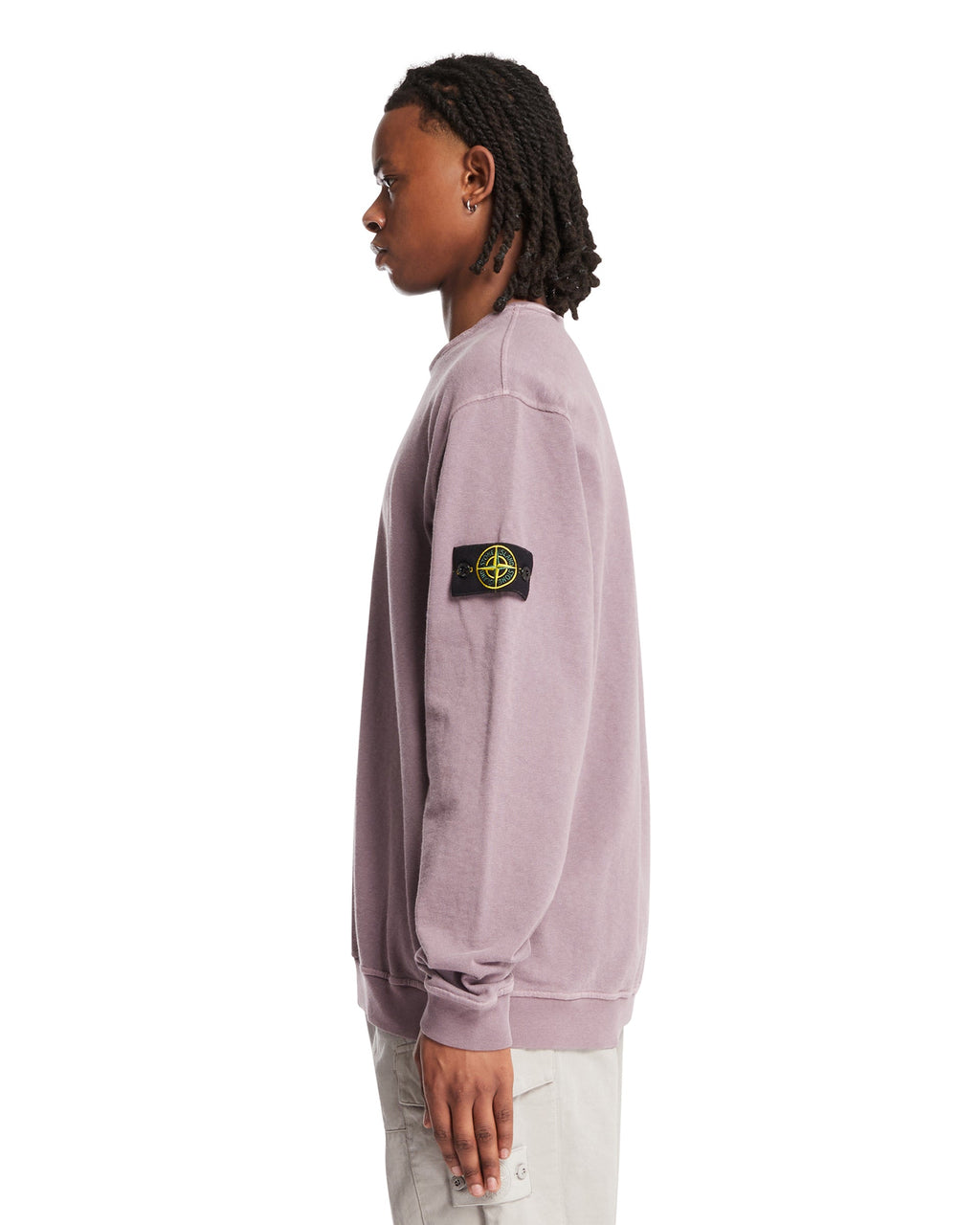 Purple Crewneck Sweatshirt Stone island – Гарантія оригінальності – збільшений вид
