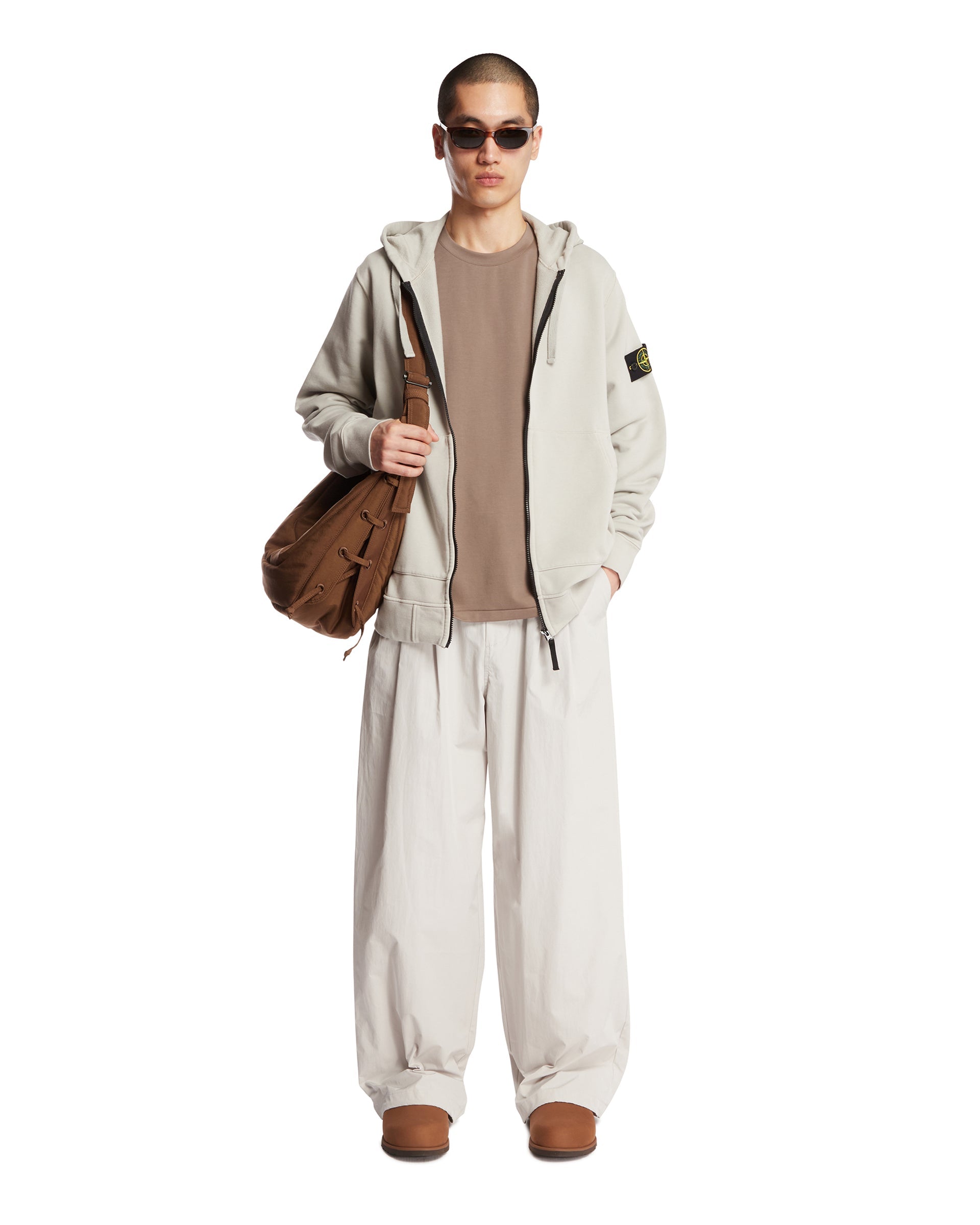 Gray Zip-Up Hoodie Stone island оригінал – Купити в Україні – детальний вид