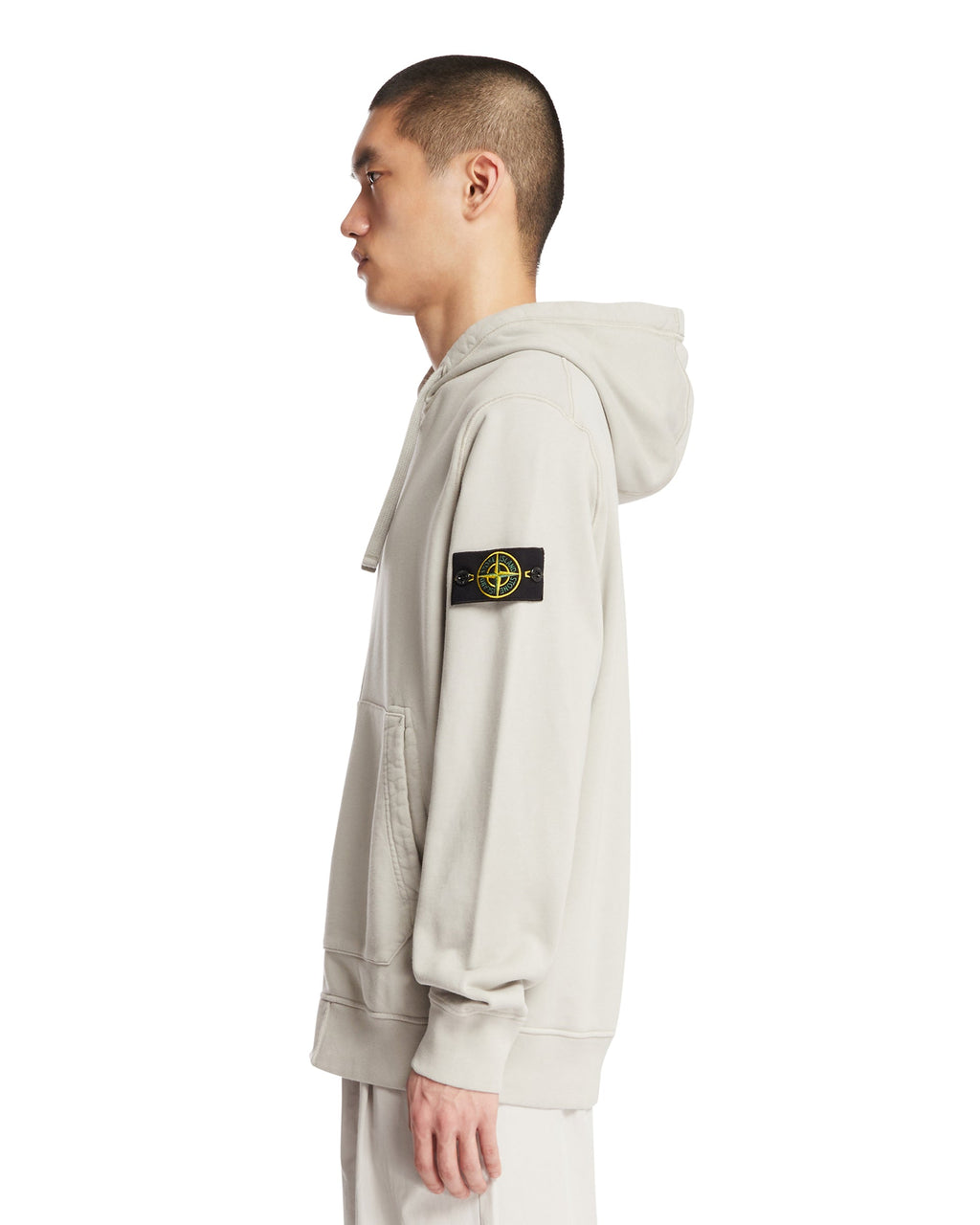 Gray Zip-Up Hoodie Stone island оригінал – Купити в Україні – збільшений вид