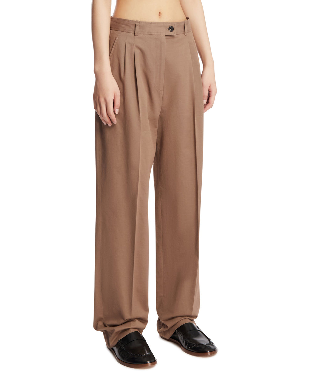 Brown Ragnar Trousers The row – Гарантія оригінальності – вид ззаду