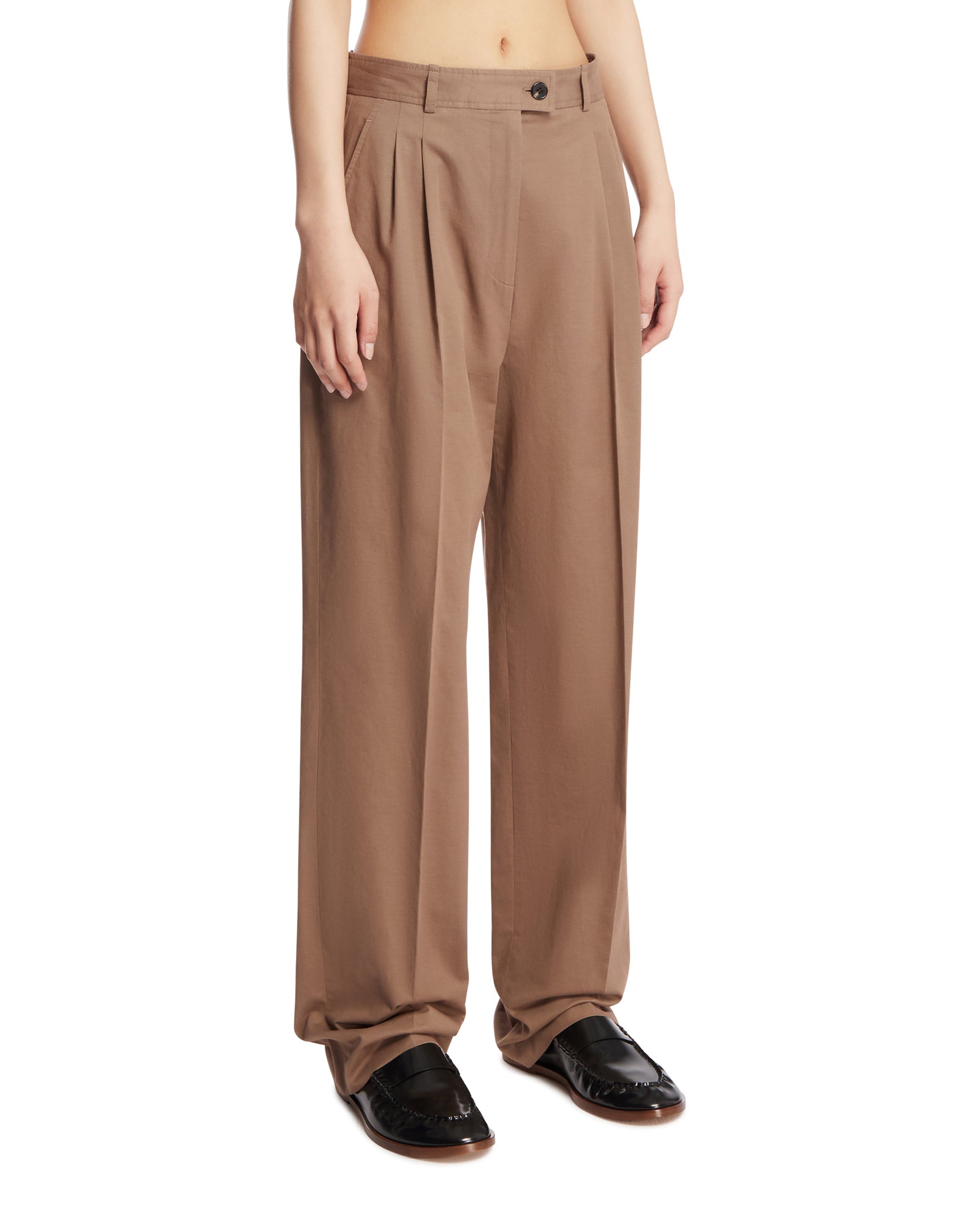 Brown Ragnar Trousers The row – Гарантія оригінальності – вид ззаду