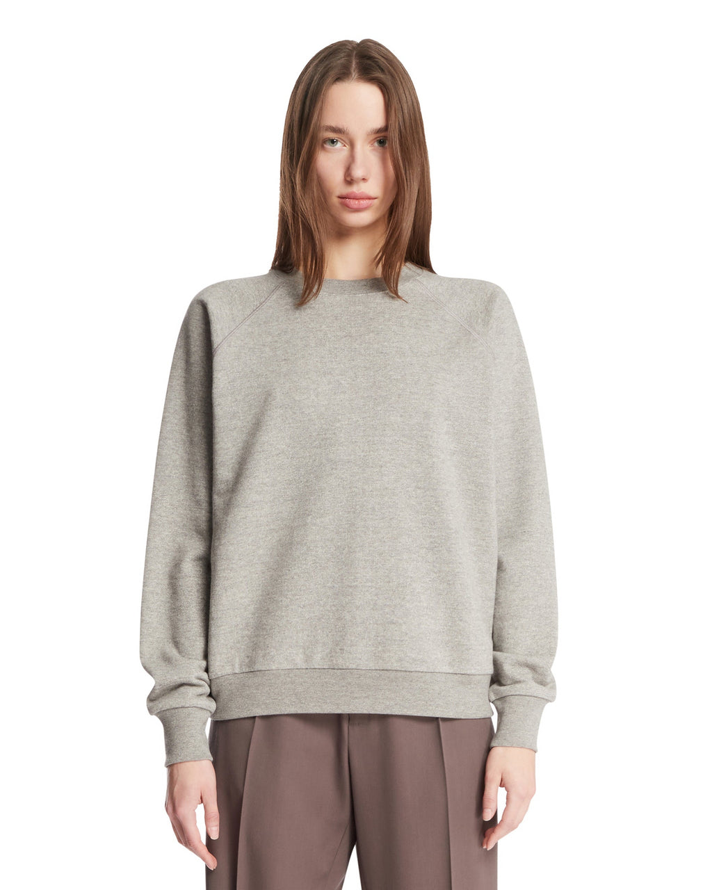 Gray Eulalia Sweatshirt The row – Гарантія оригінальності – боковий вид
