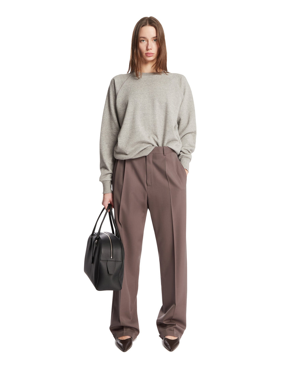 Gray Eulalia Sweatshirt The row – Гарантія оригінальності – детальний вид