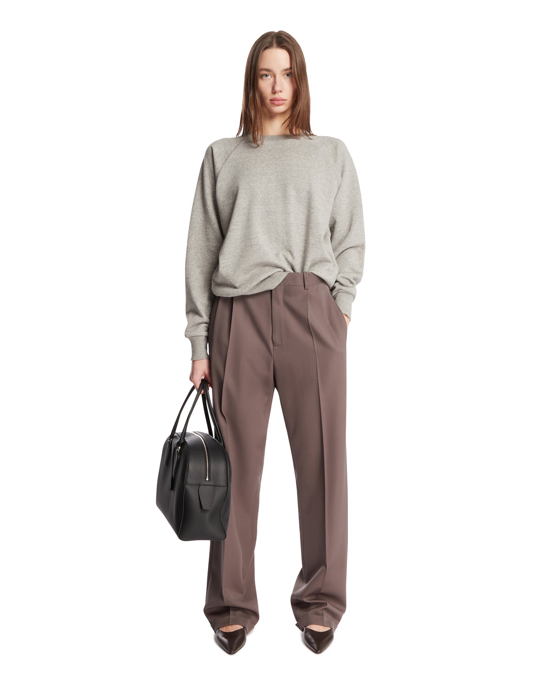 Gray Eulalia Sweatshirt The row – Гарантія оригінальності – детальний вид