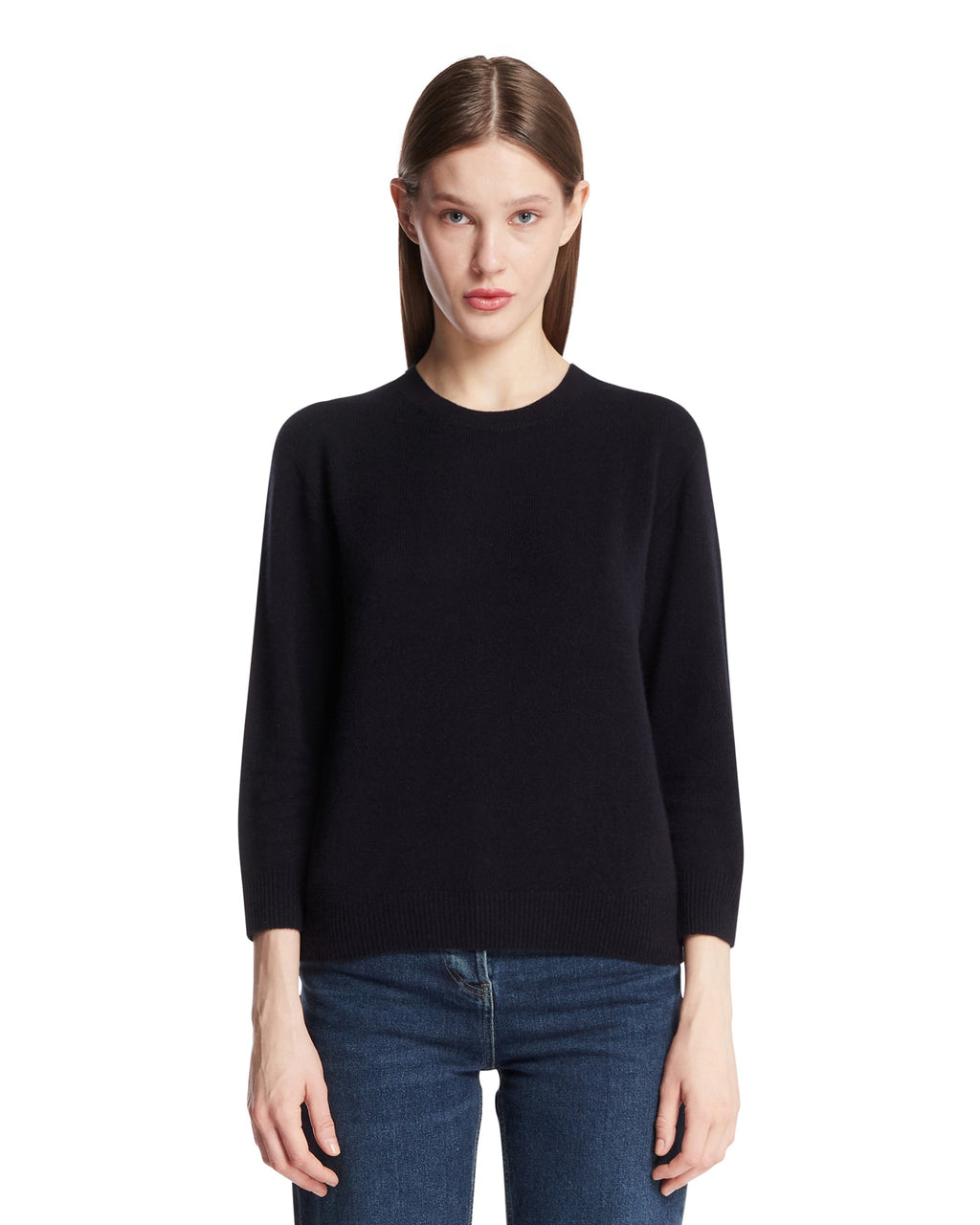 Blue Cashmere Sweater The row оригінал – Купити в Україні – боковий вид