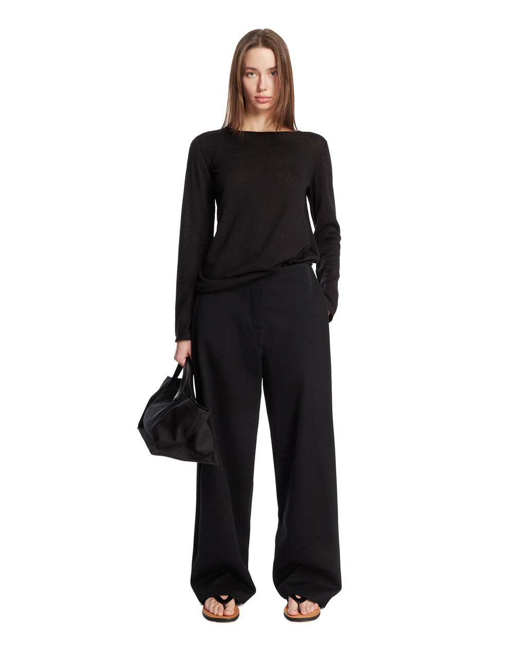 Black Monton Cashmere T-Shirt The row оригінал – Купити в Україні – детальний вид