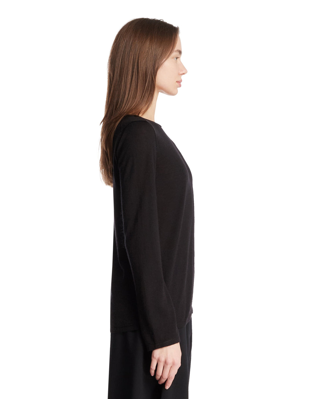 Black Monton Cashmere T-Shirt The row оригінал – Купити в Україні – збільшений вид