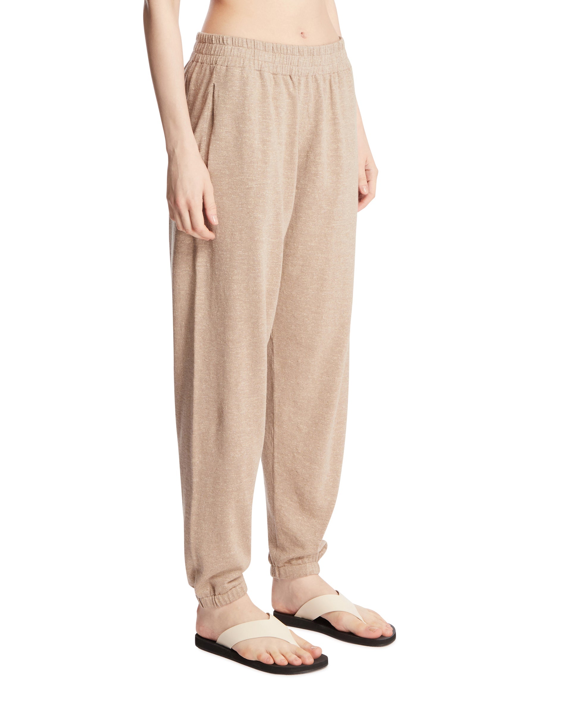 Beige Cotton And Linen Pants The row – Гарантія оригінальності – вид ззаду