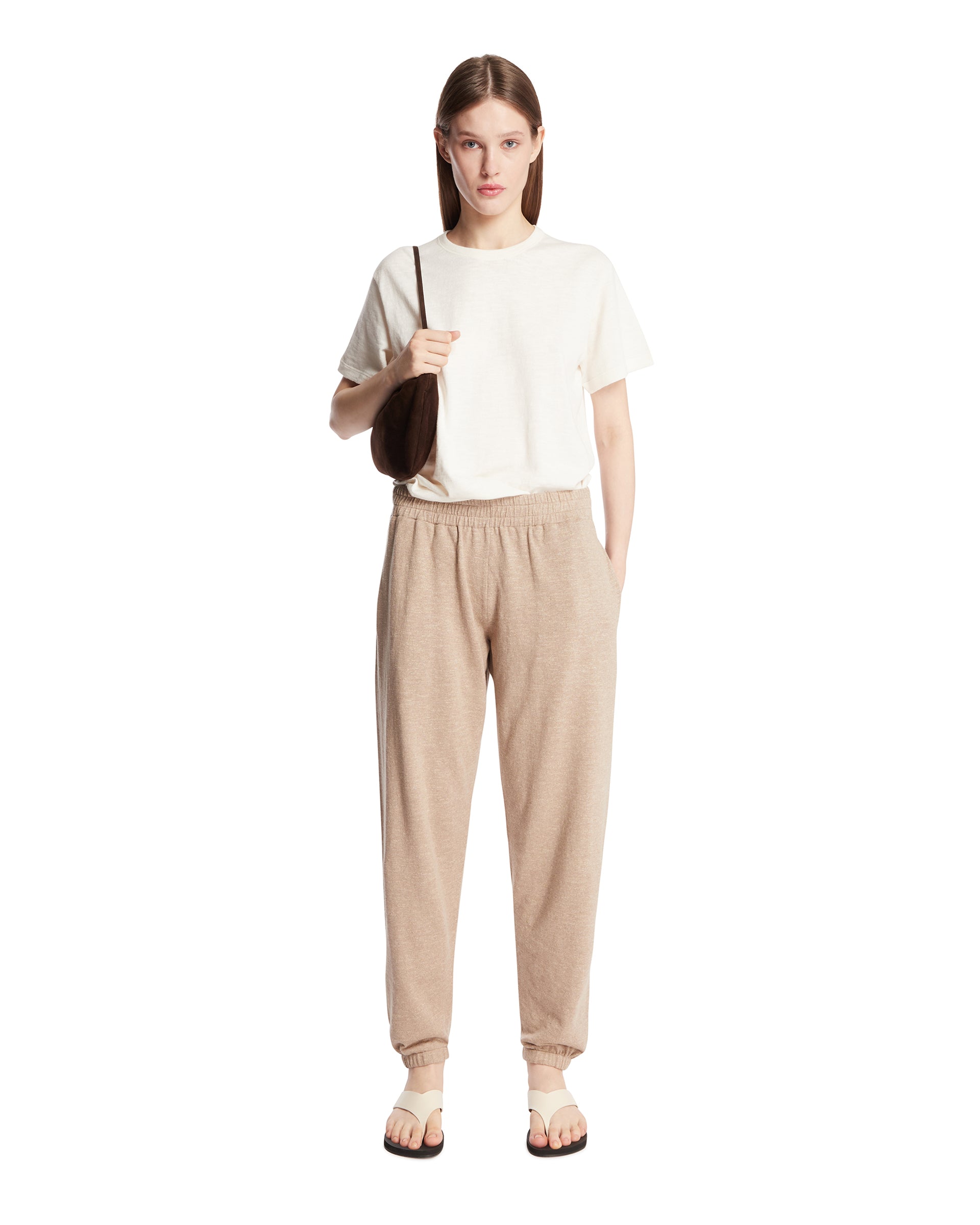 Beige Cotton And Linen Pants The row – Гарантія оригінальності – детальний вид