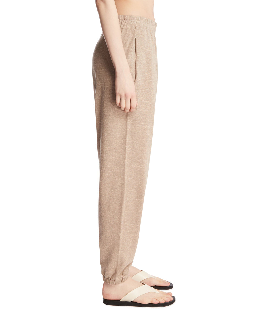 Beige Cotton And Linen Pants The row – Гарантія оригінальності – збільшений вид