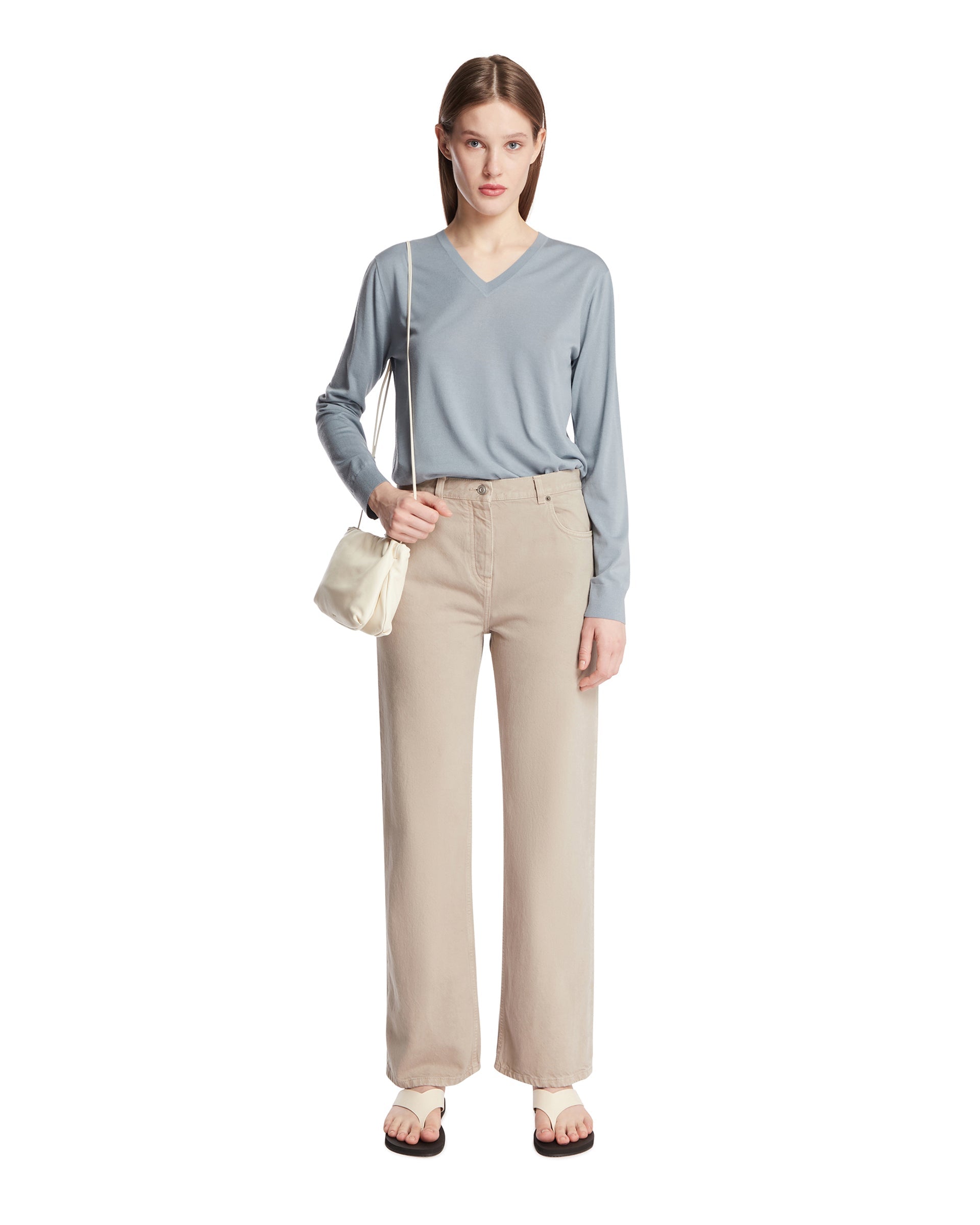 Blue Naius Wool Top The row – Гарантія оригінальності – детальний вид