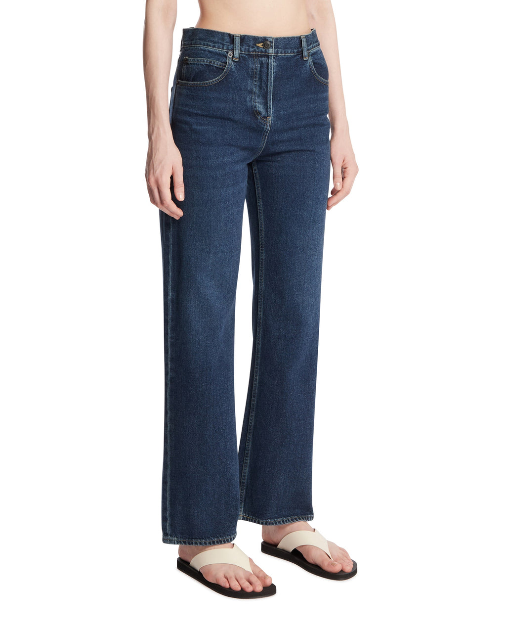 Blue Five-Pocket Jeans The row оригінал – Купити в Україні – вид ззаду