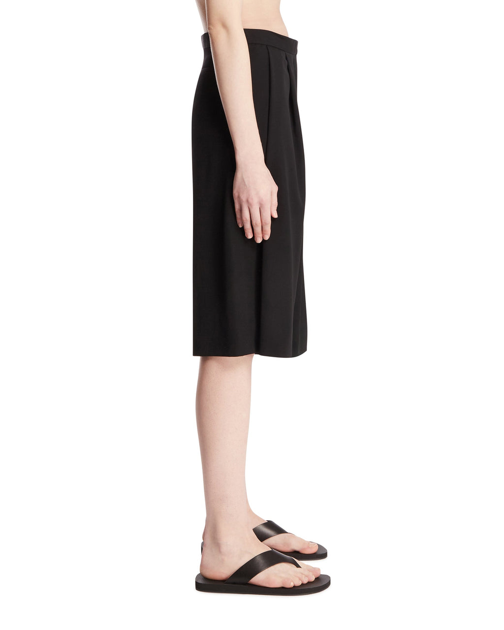 Оригінальна Black Kalyan Wool Shorts The row – збільшений вид