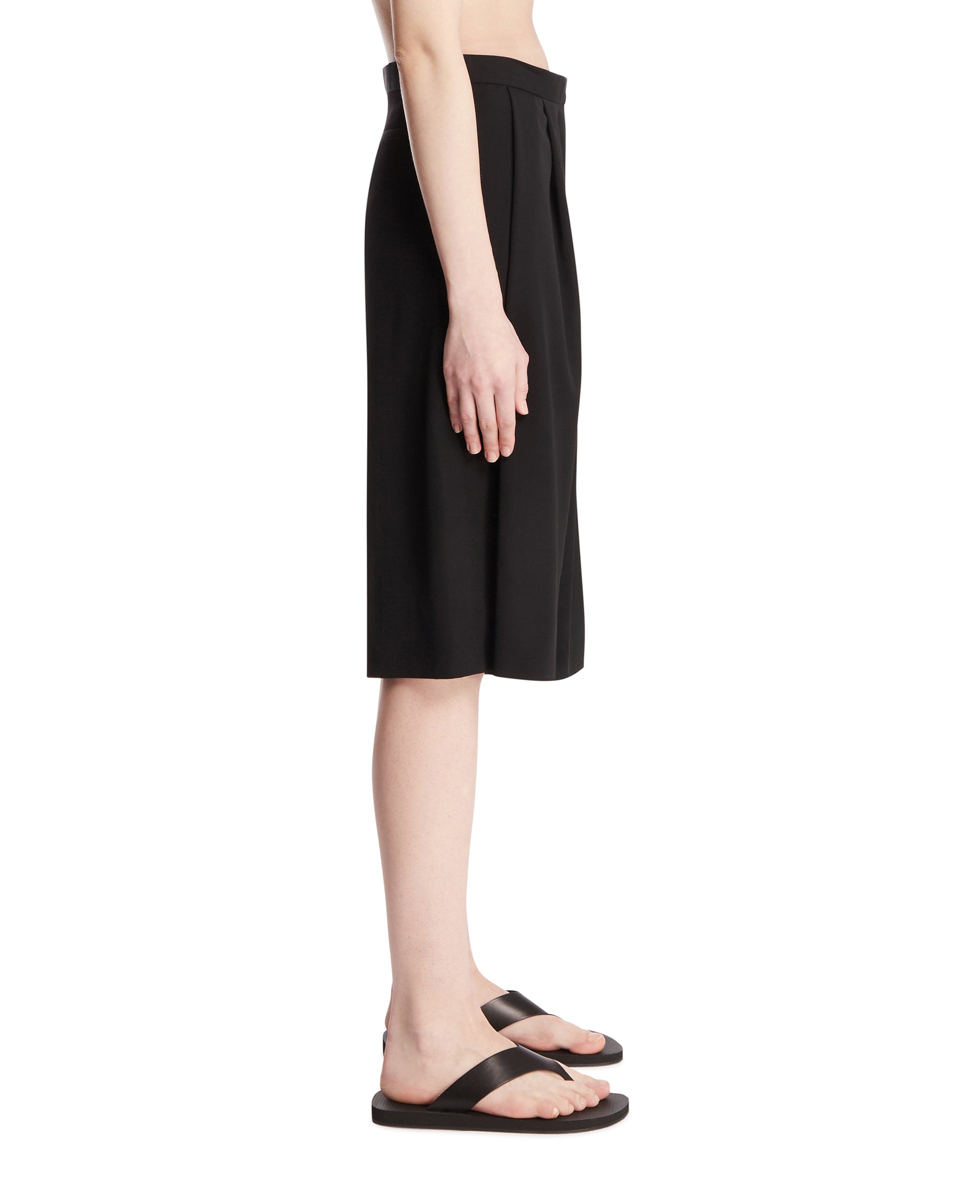 Оригінальна Black Kalyan Wool Shorts The row – збільшений вид