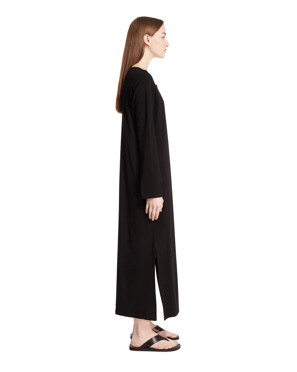 Black Cotton Dress The row – Гарантія оригінальності – збільшений вид