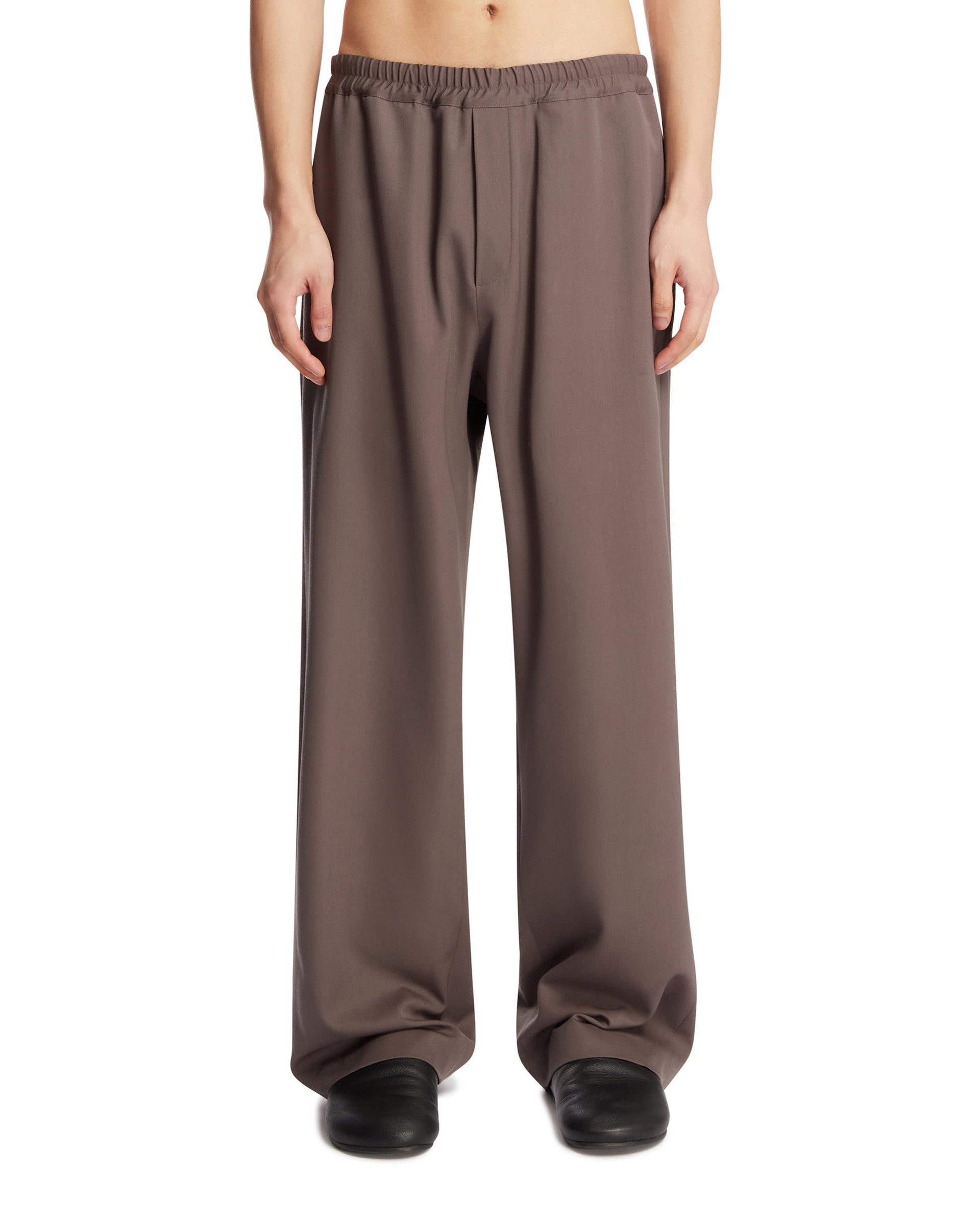 Оригінальна Gray Ari Wool Pants The row – боковий вид