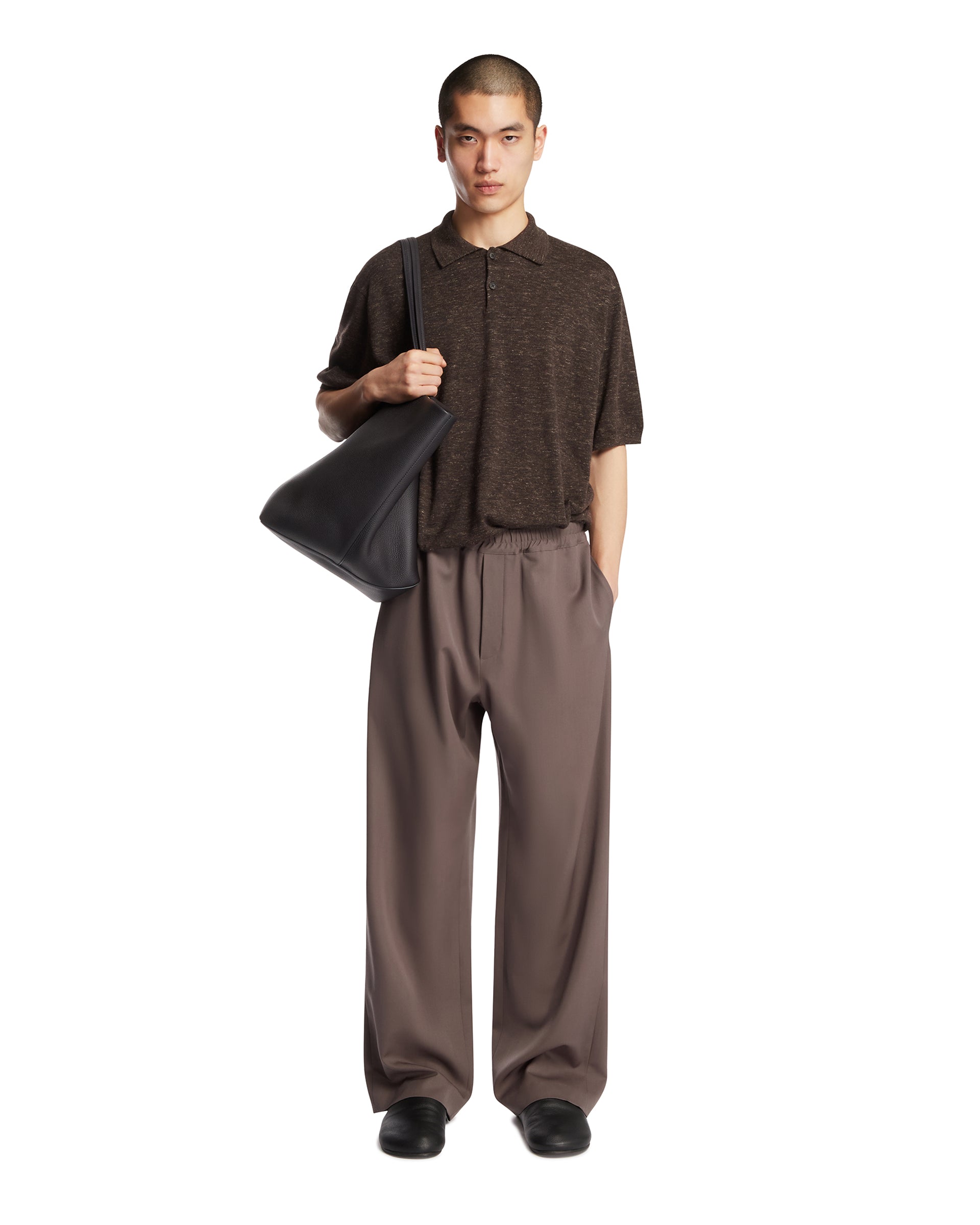 Оригінальна Gray Ari Wool Pants The row – детальний вид