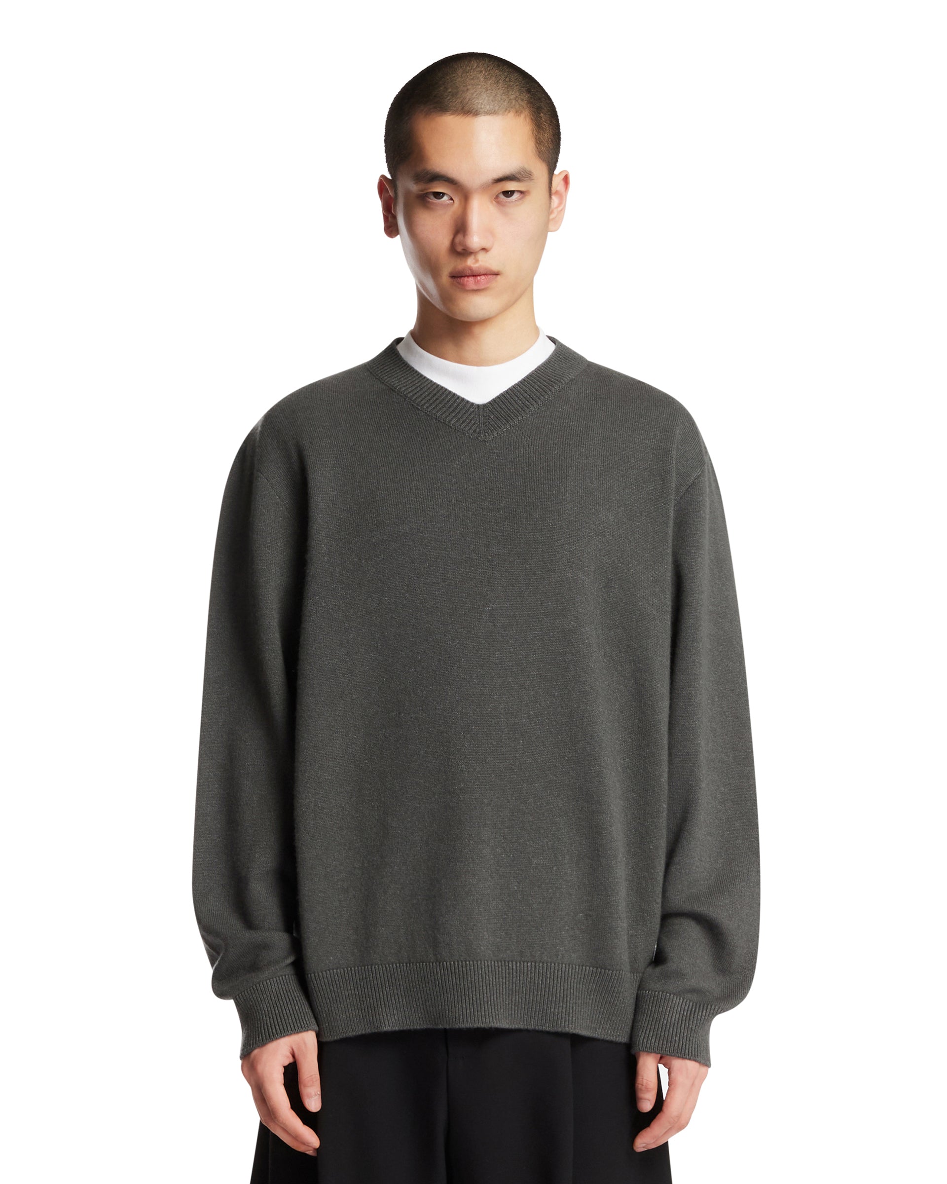Gray Memphis Cashmere Sweater The row оригінал – Купити в Україні – боковий вид