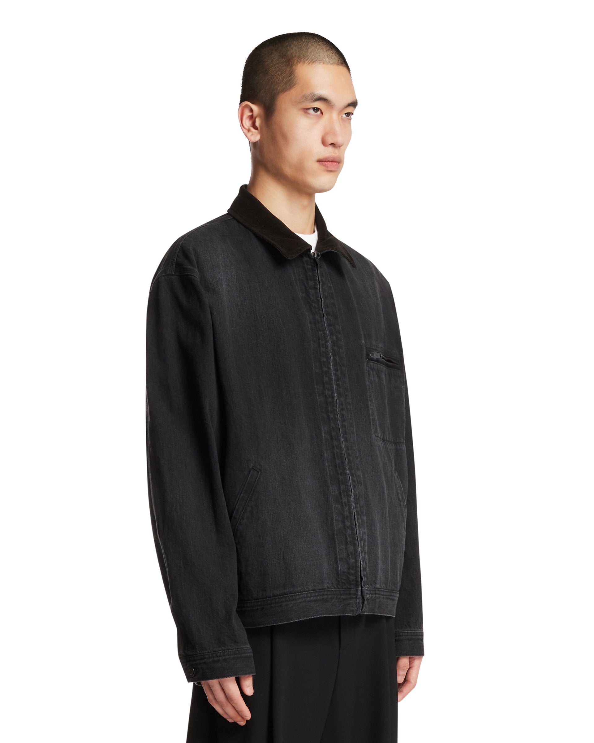 Black Tarquin Cotton Jacket The row – Гарантія оригінальності – вид ззаду